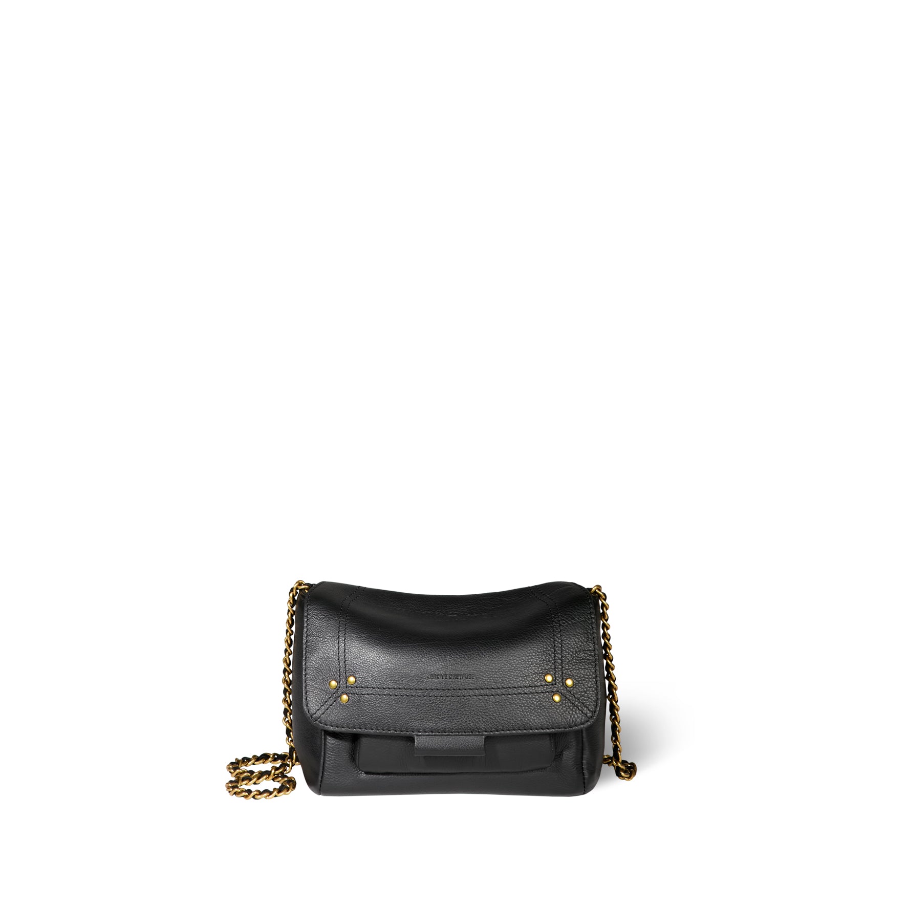 Lulu S Noir Brass Calfskin – Jérôme Dreyfuss