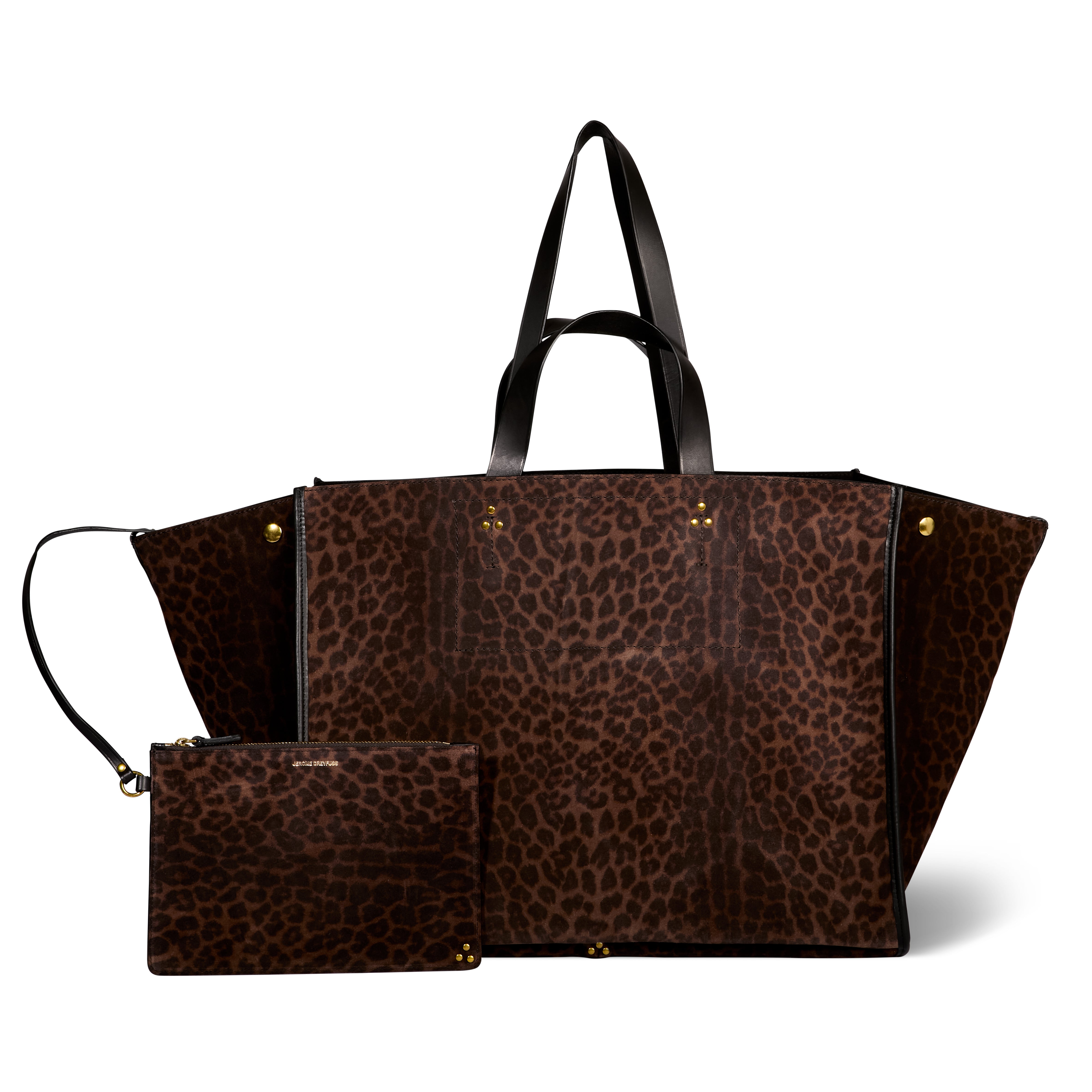 Léon L Imprimé Léopard Naturel Split Suede – Jérôme Dreyfuss