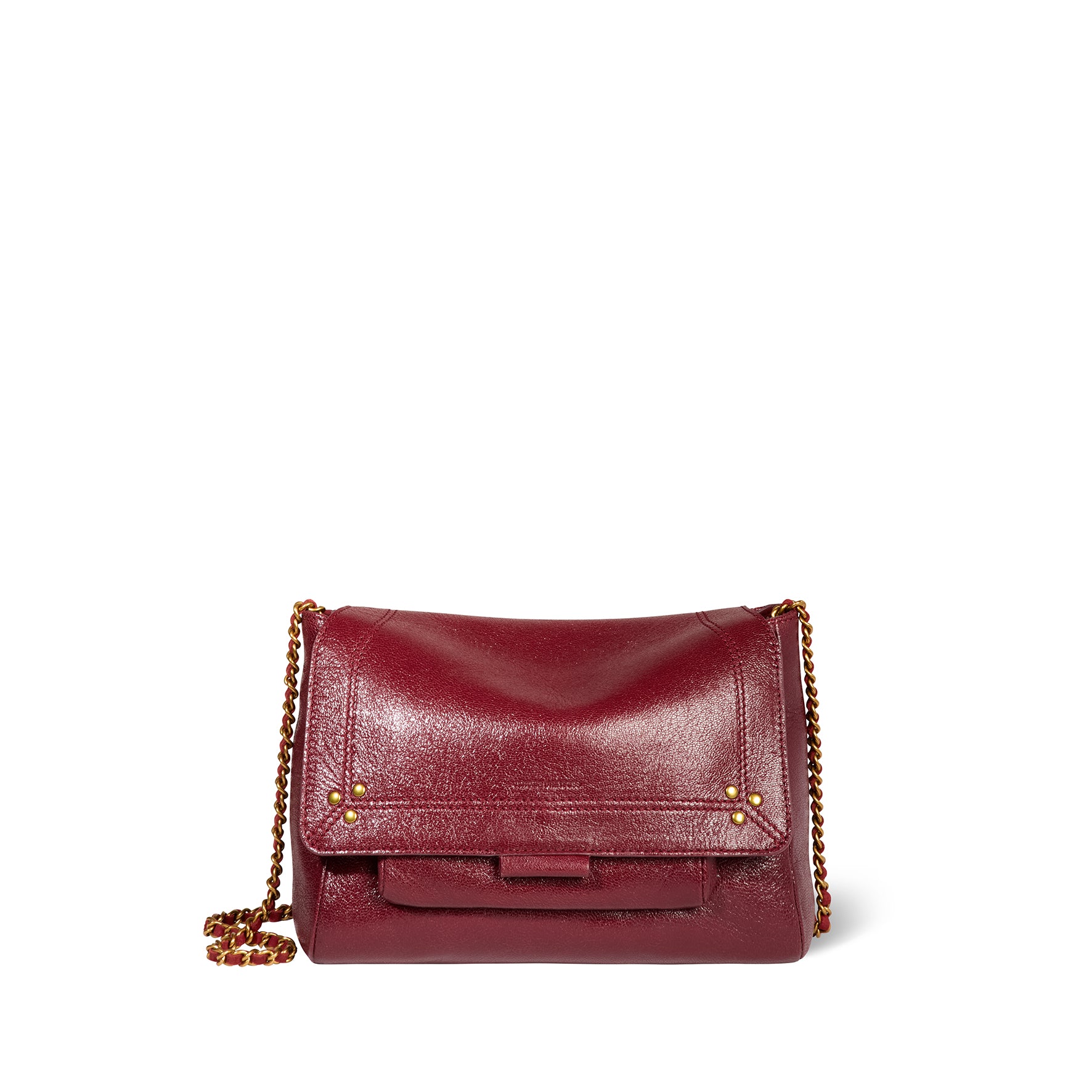 Lulu M Bag Goatskin Bordeaux – Jérôme Dreyfuss