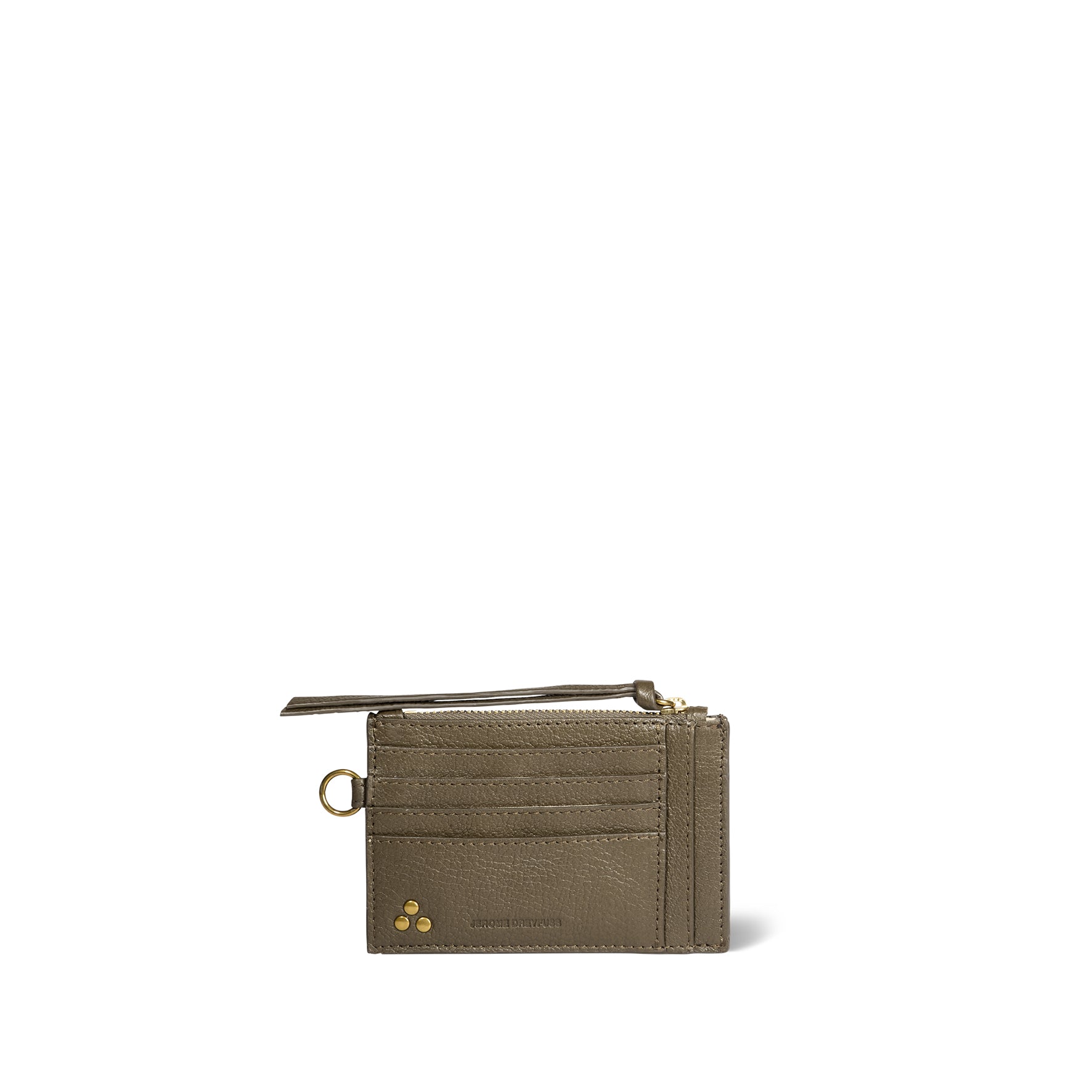 Lucky porte cartes Kaki Goatskin – Jérôme Dreyfuss