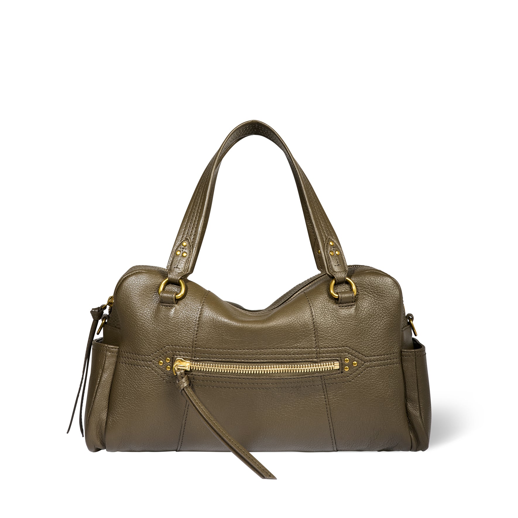Lucky Bowling Bag Kaki Goatskin – Jérôme Dreyfuss