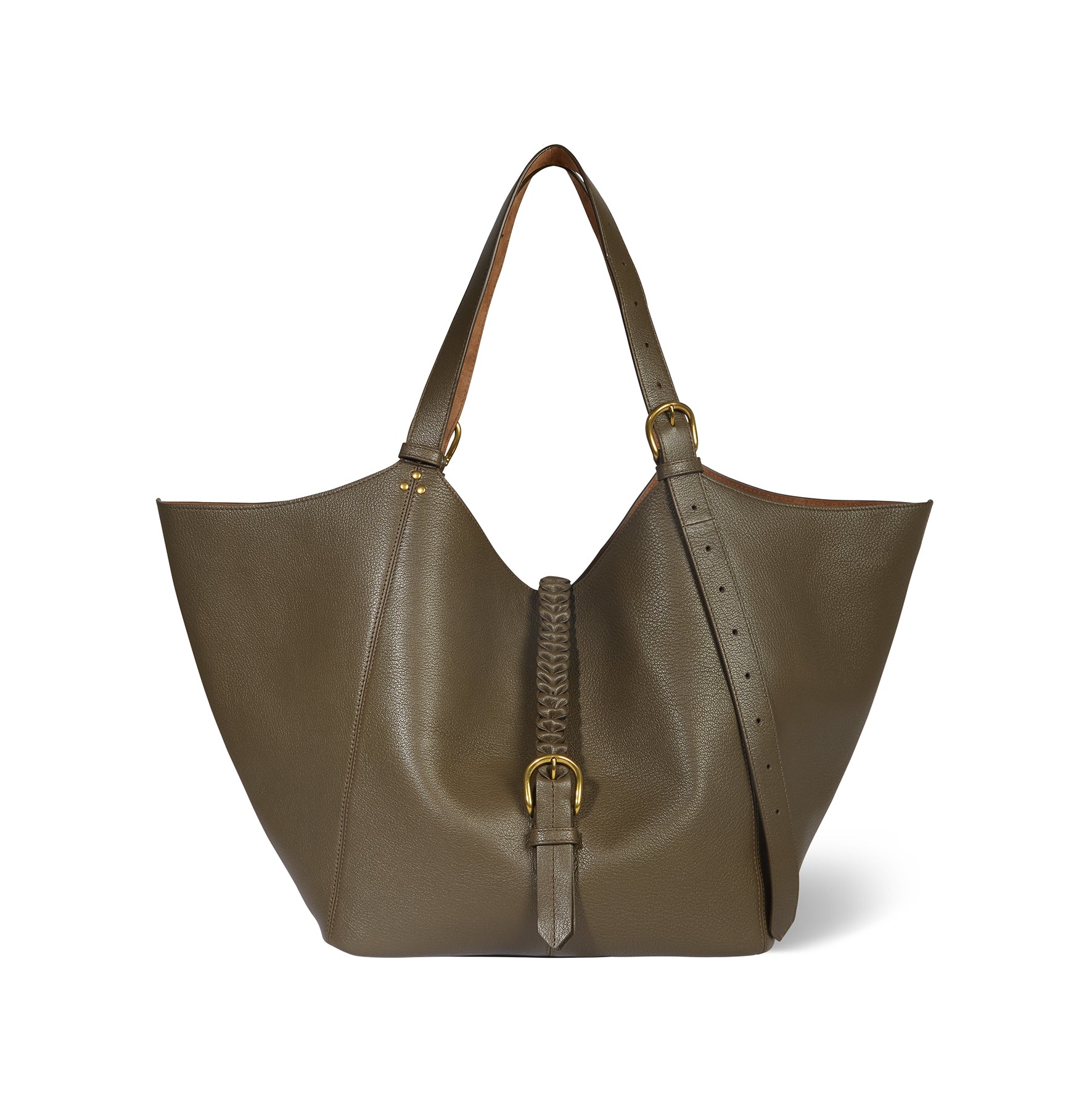 Joseph M Tote bag Kaki Goatskin – Jérôme Dreyfuss