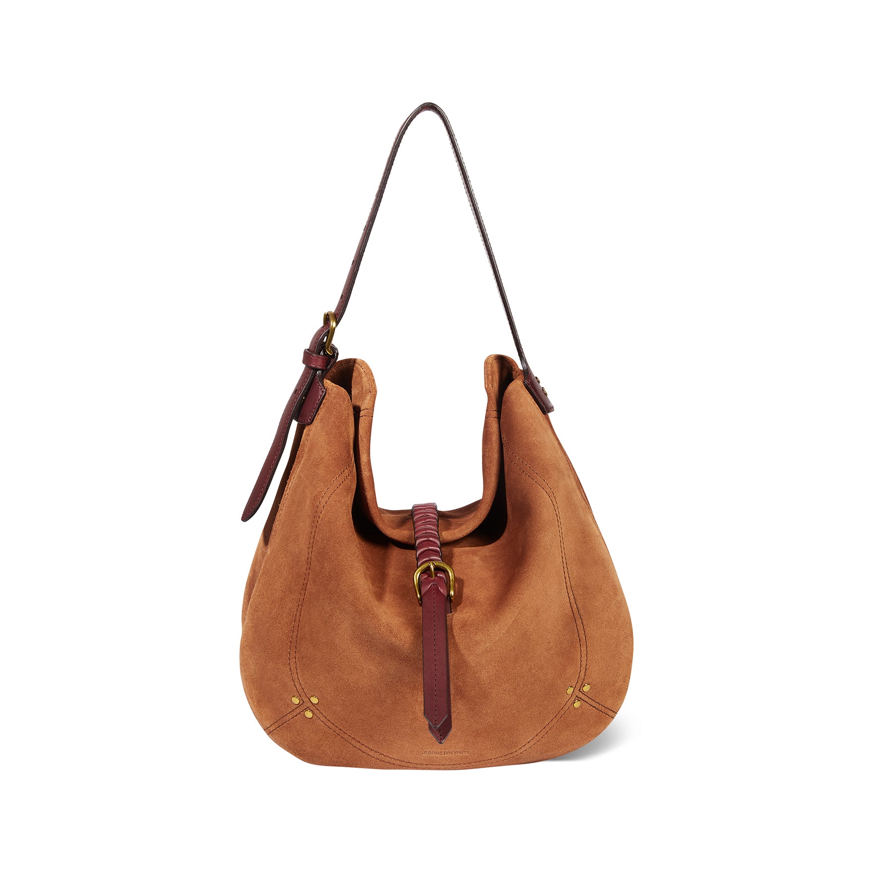 Luis Bag Split Suede Caramel – Jérôme Dreyfuss