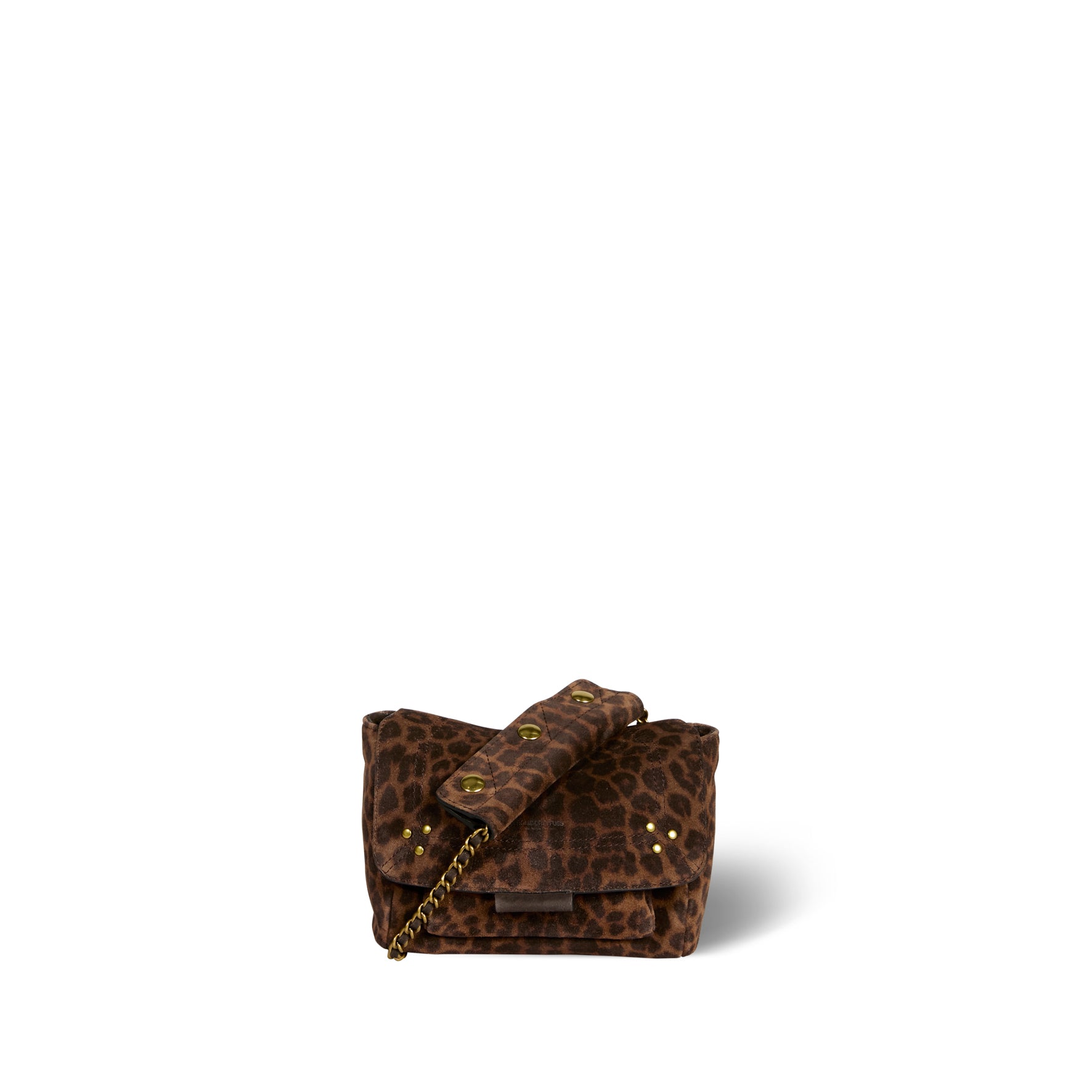 Lulu S Imprimé Léopard Naturel Split Suede