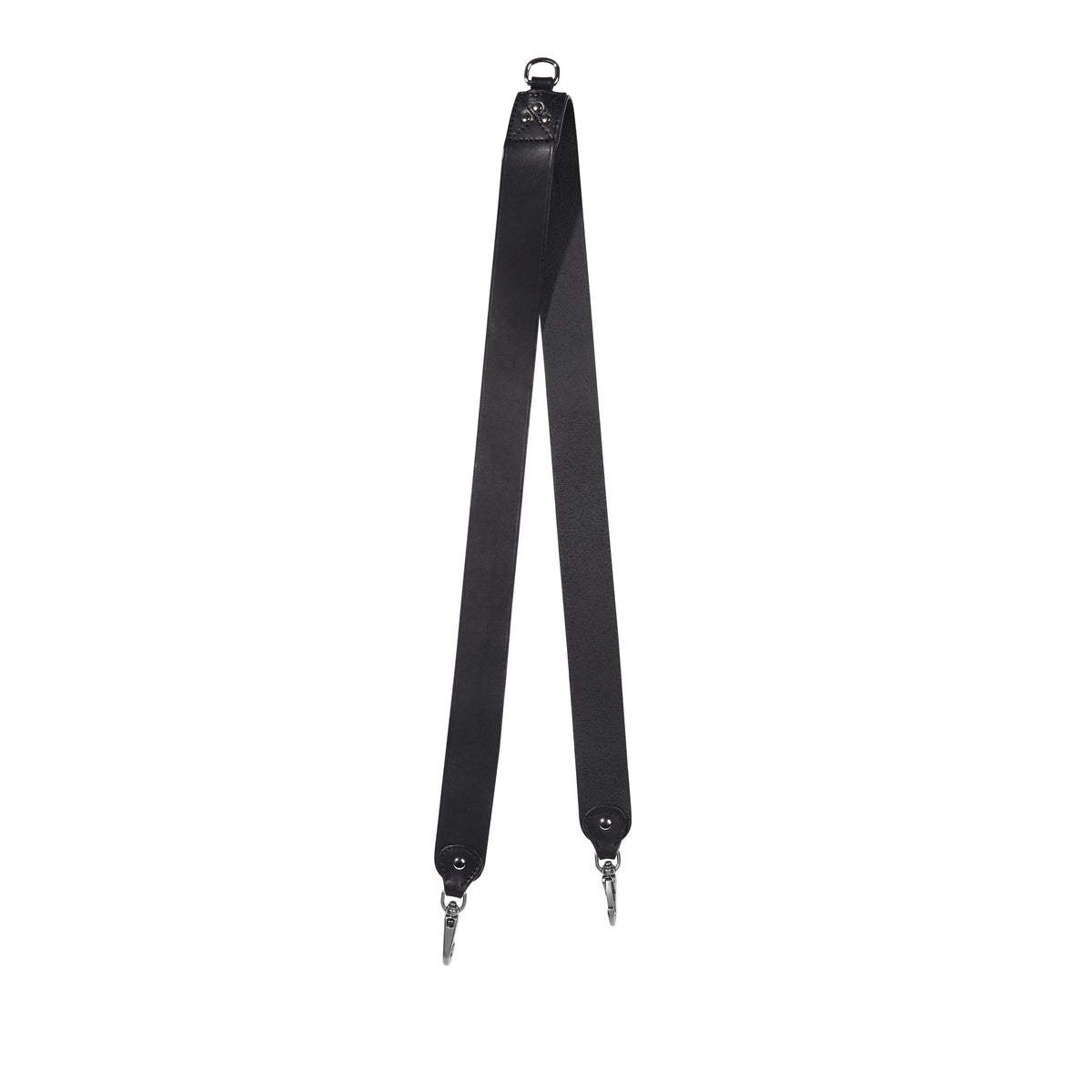 Bandoulière simple Vachette Noir Silver