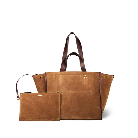 Léon M Burgundy Split Suede – Jérôme Dreyfuss