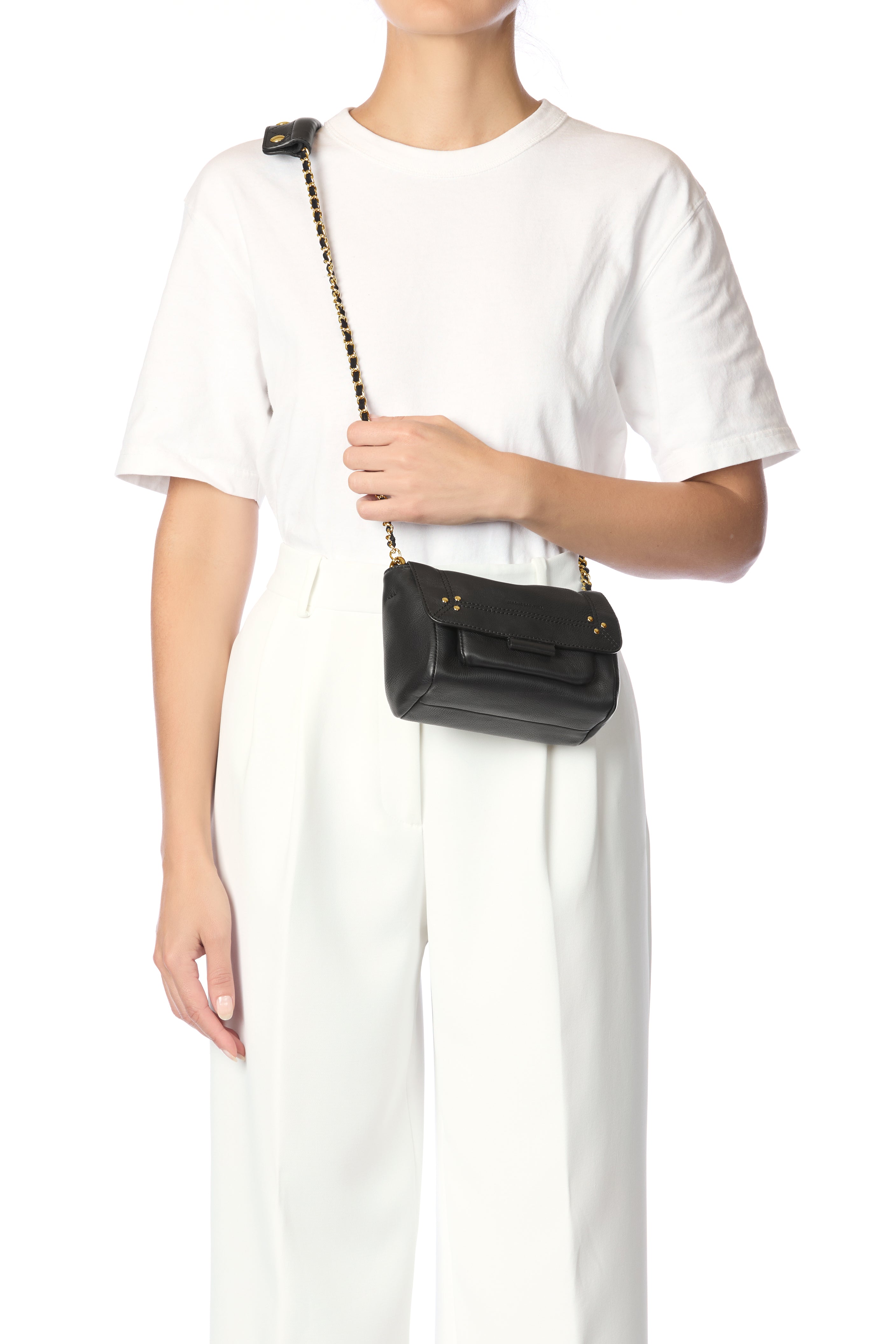 Lulu S Veau Noir Brass