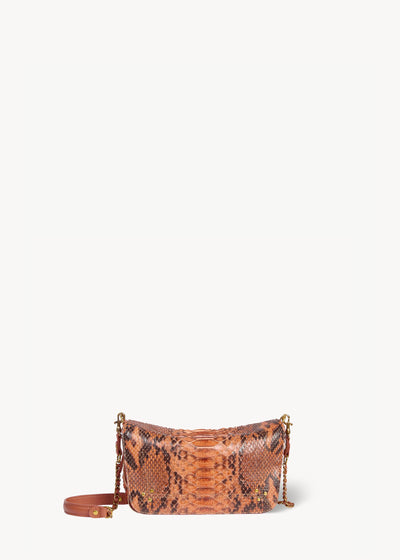 Bobi S Tasche Cognac python