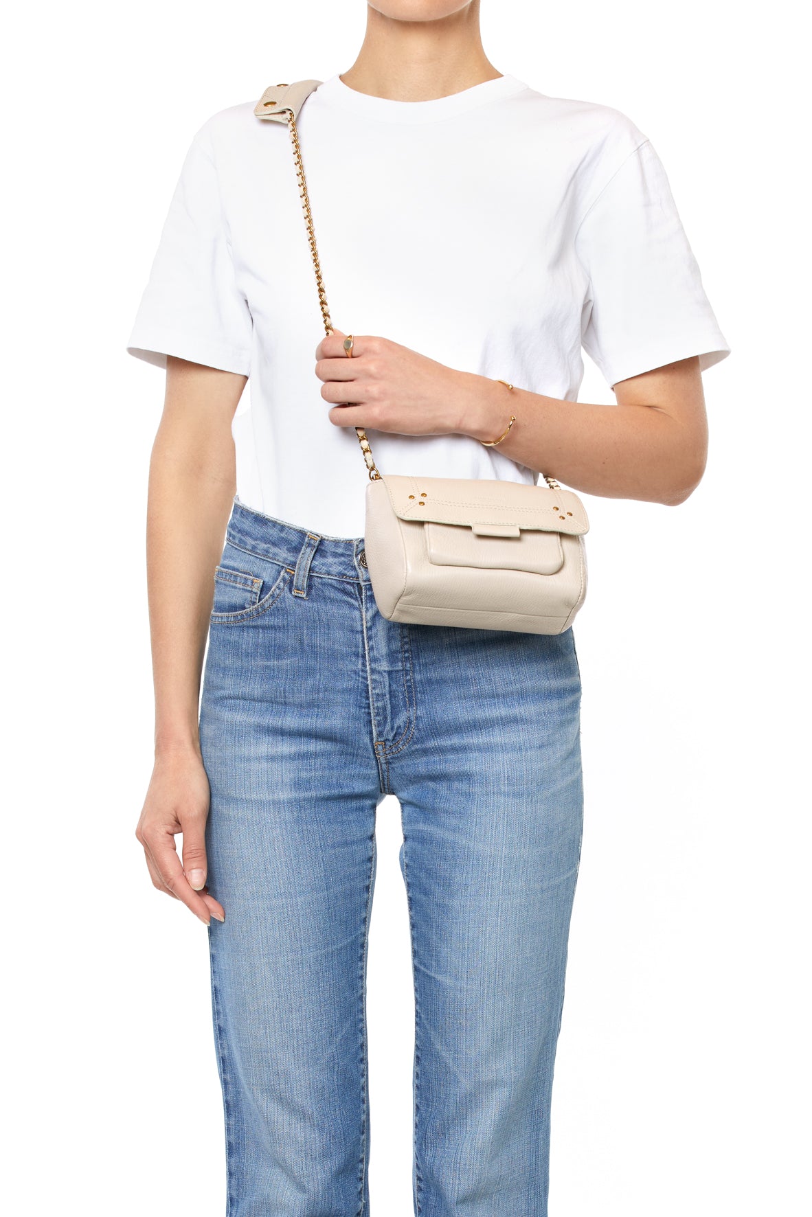 Lulu S Chèvre Ecru grainé