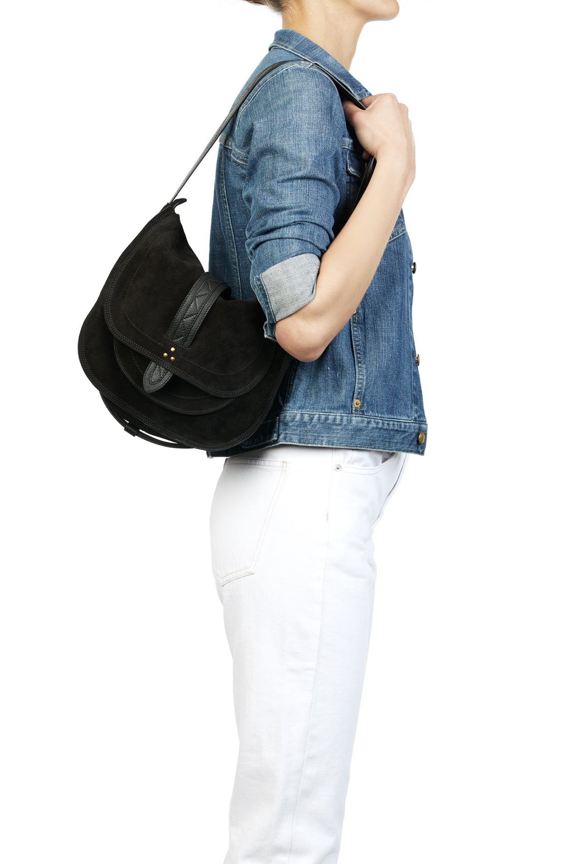 Mario Croute velours Noir