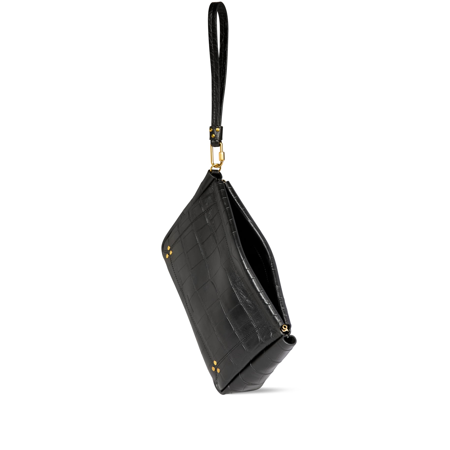 Clap L Vachette Imprimé Croco Noir