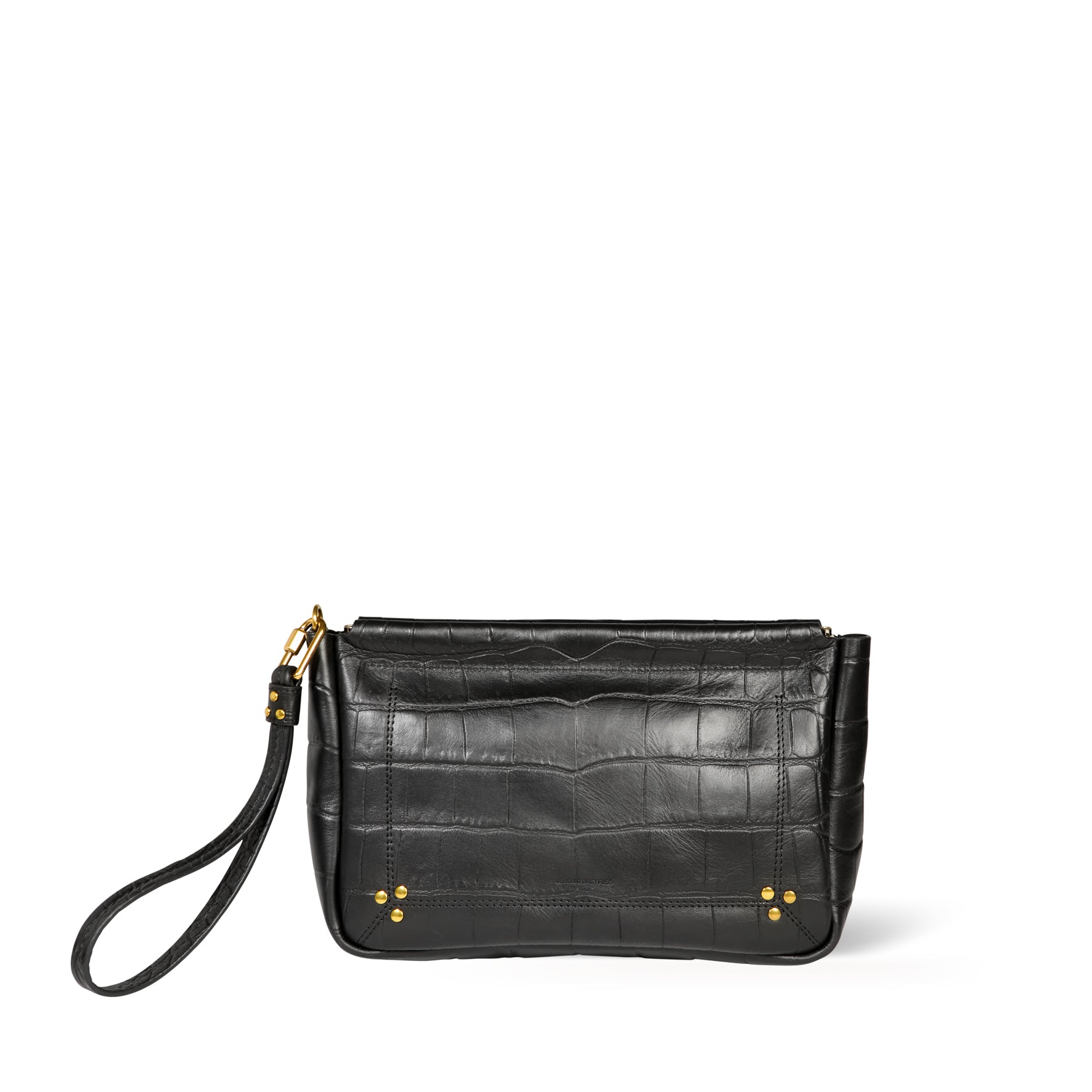 Clap L Vachette Imprimé Croco Noir