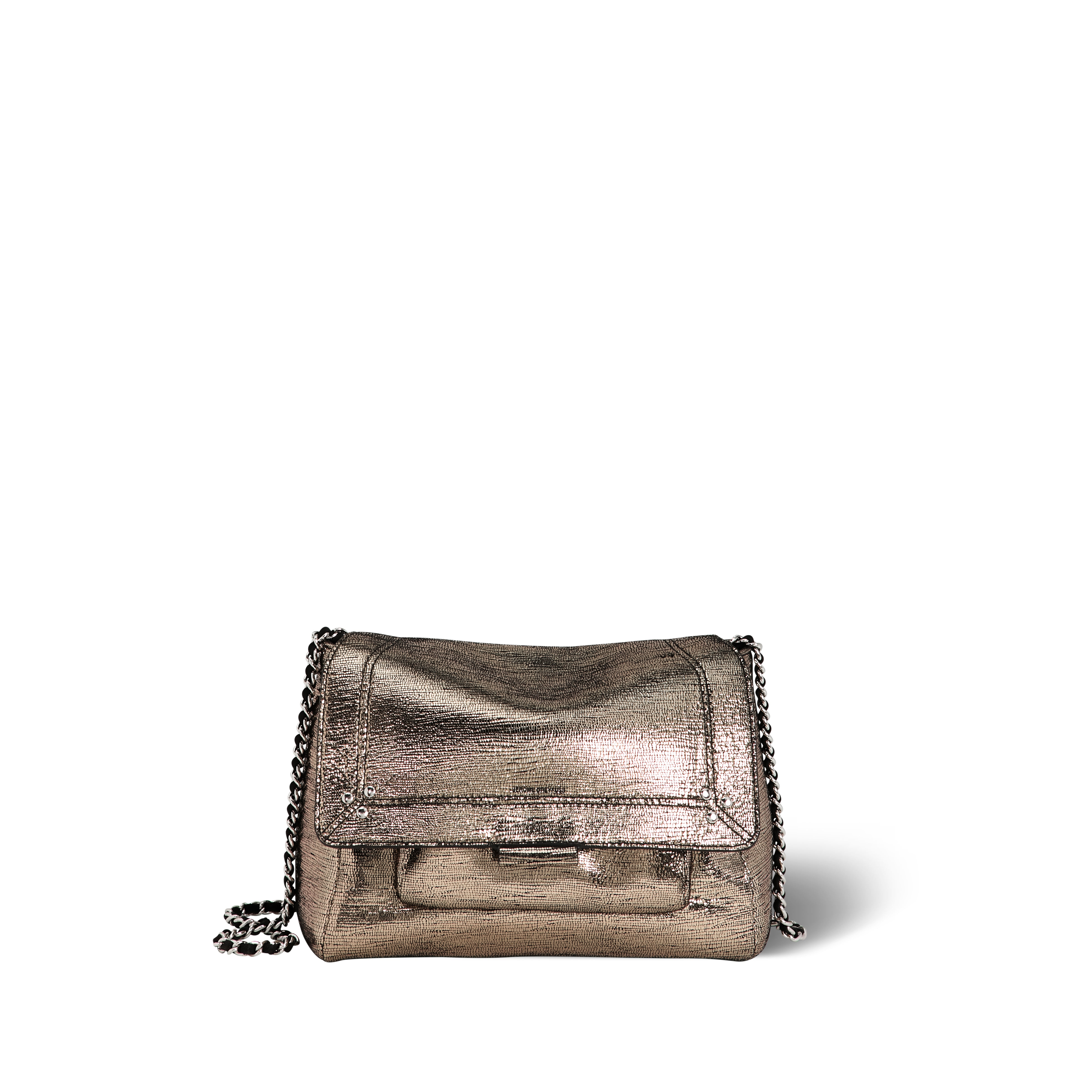 Lulu M Chèvre Lamé Champagne