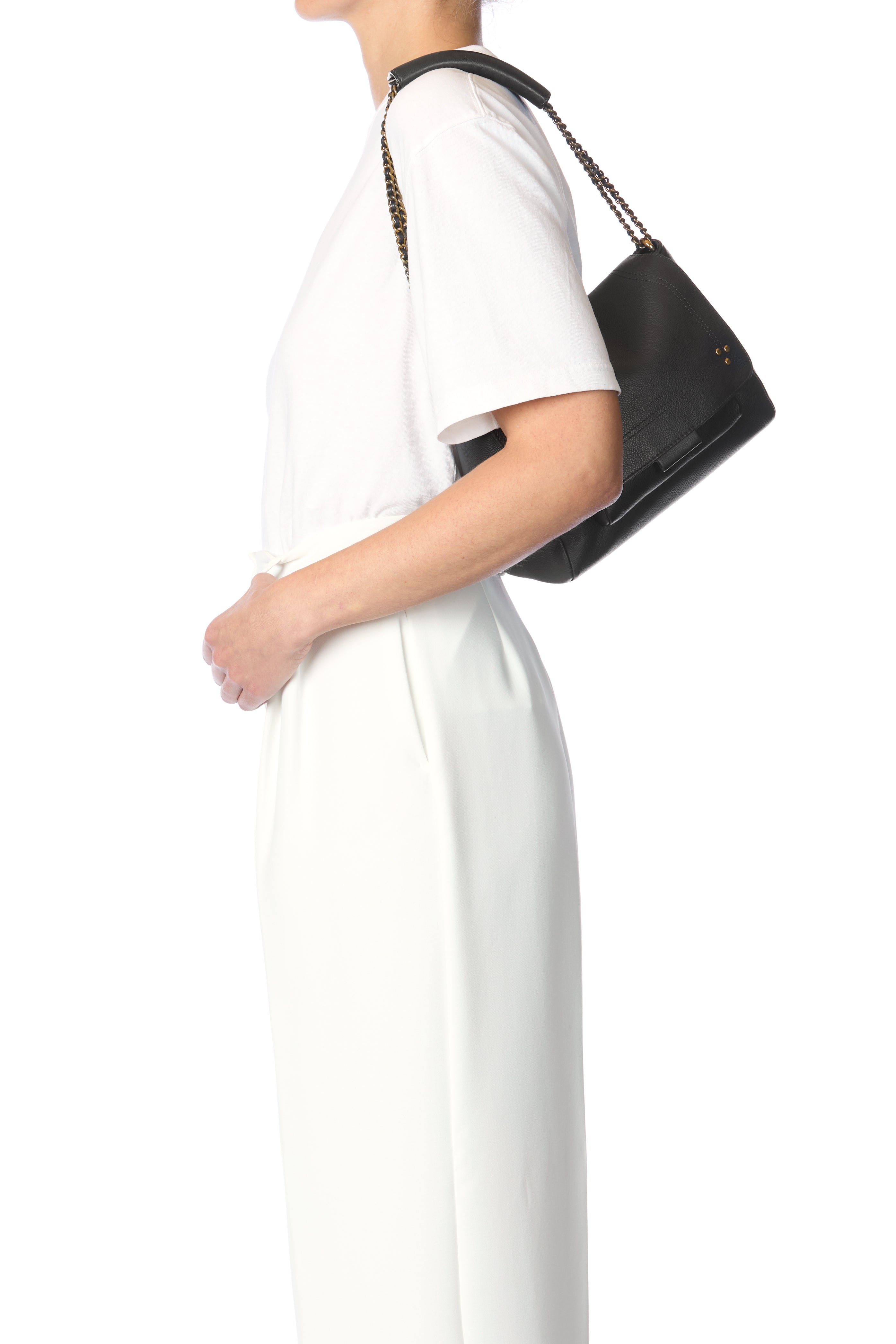 Lulu M Veau Noir Brass