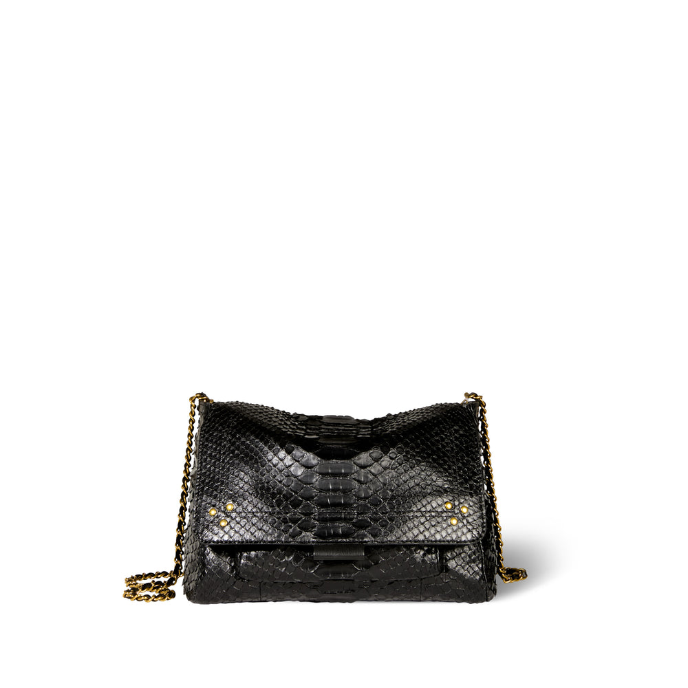 Lulu M Noir Python – Jérôme Dreyfuss