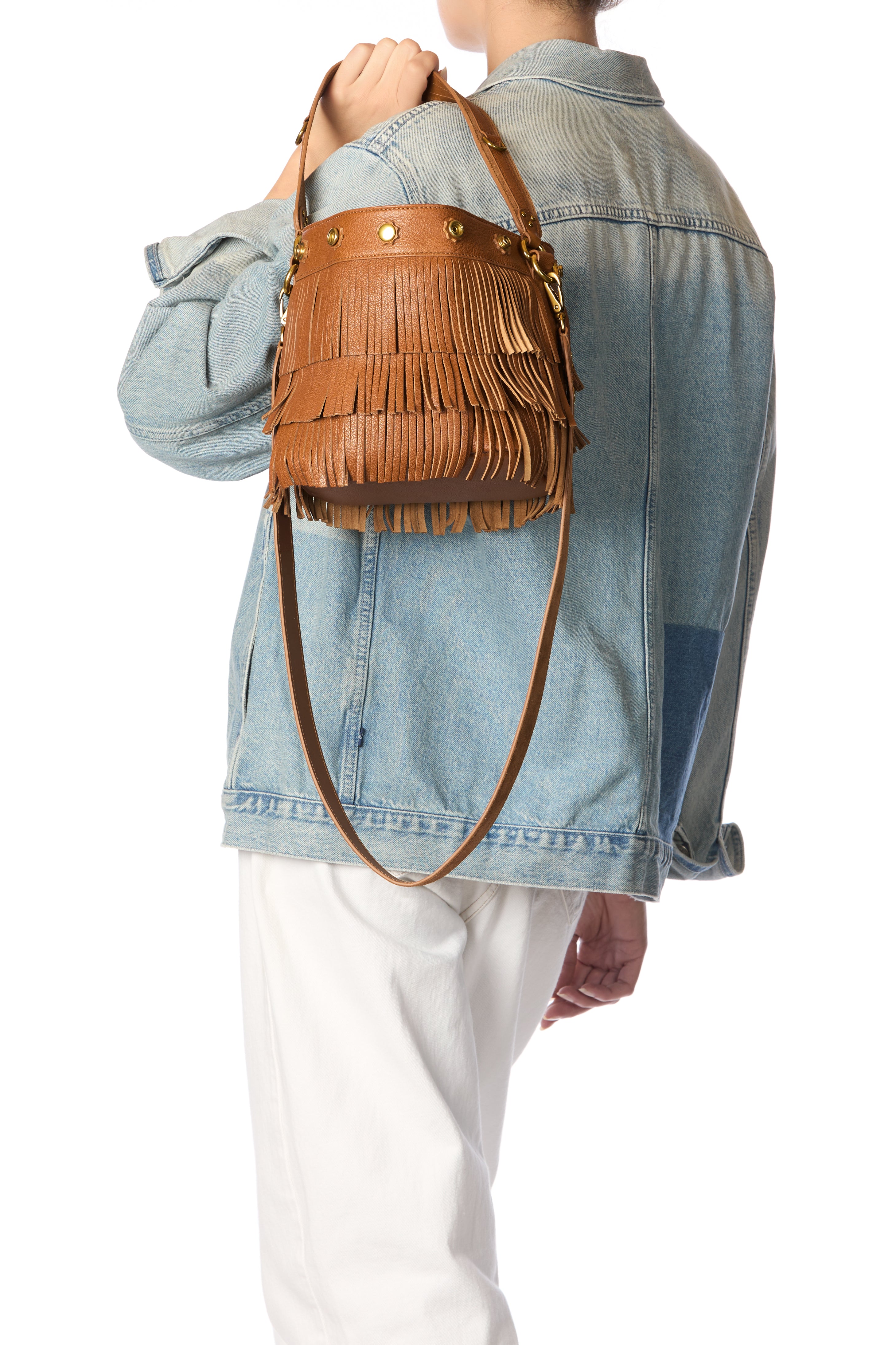 Sac Ben S Croûte Velours Haenyeo Caramel