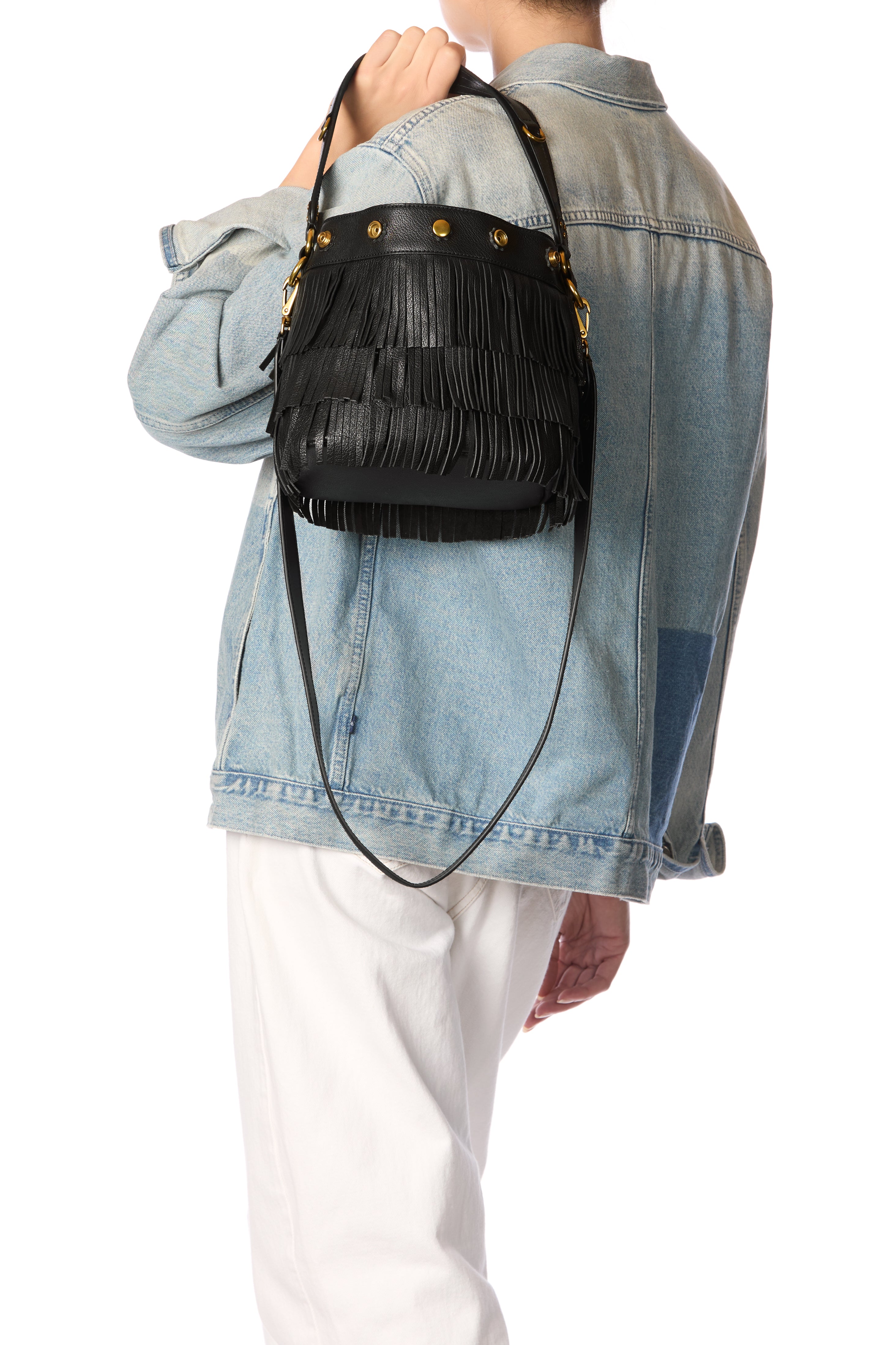 Sac Ben S Croûte Velours Haenyeo Noir