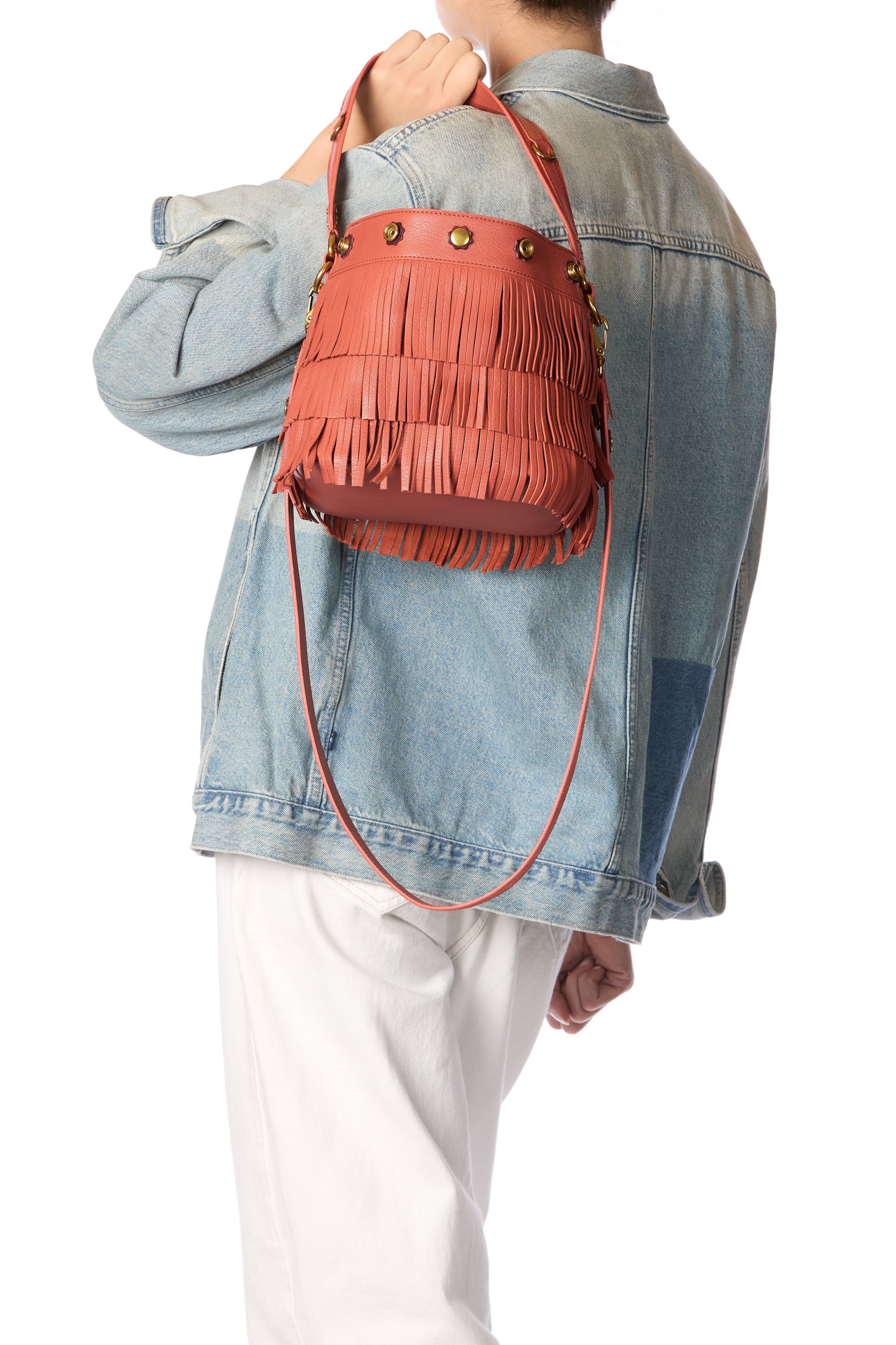 Sac Ben S Croûte Velours Haenyeo Terracotta