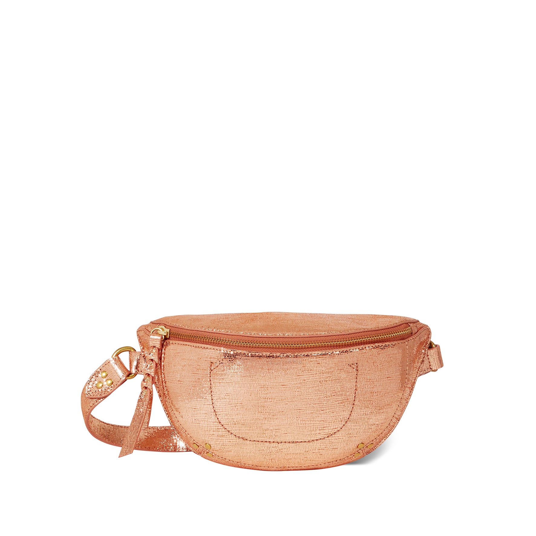 Sac Lino banane Chèvre Lamé Rose Gold