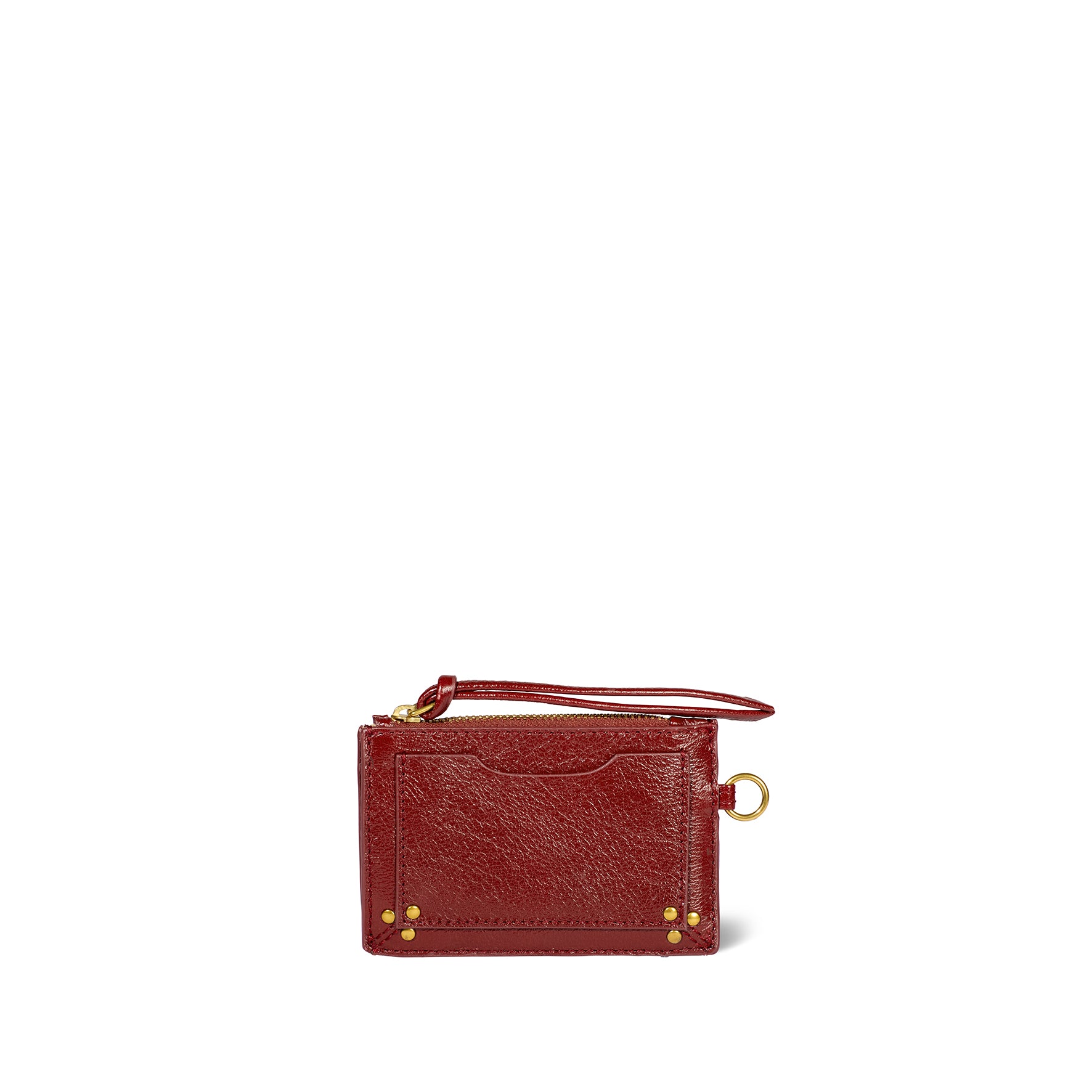 Lucky porte cartes Buffle Acajou