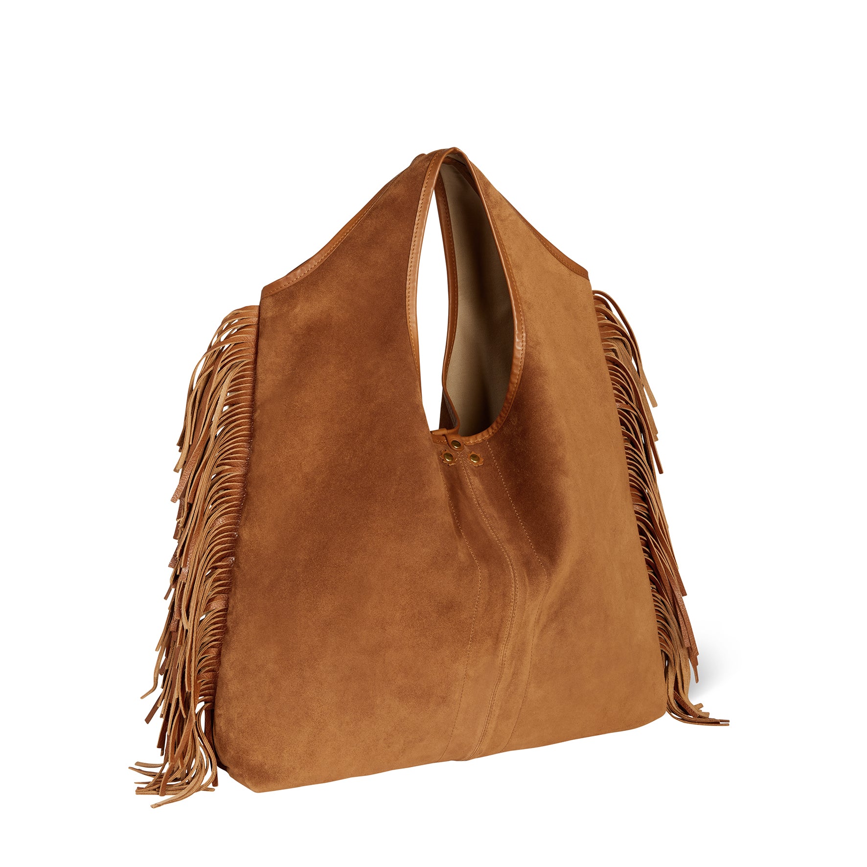 Sac Paco Croûte Velours Haenyeo Caramel