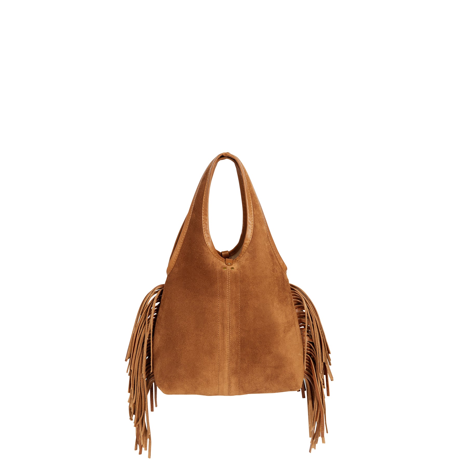 Sac Paco S Croûte Velours Haenyeo Caramel