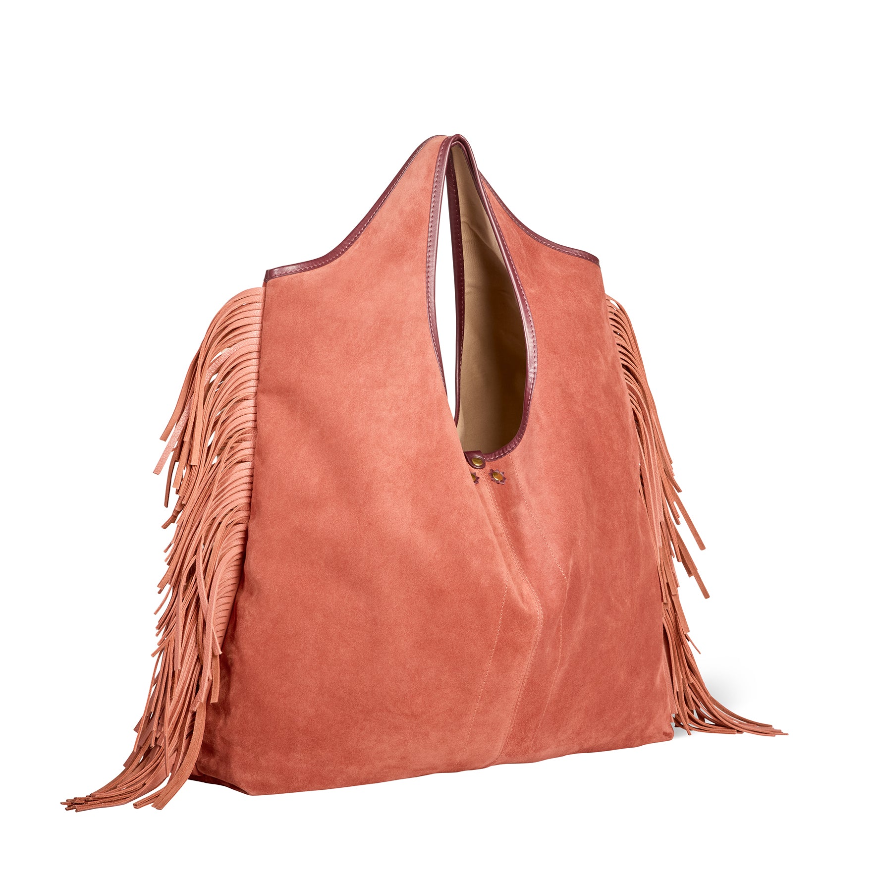 Sac Paco Croûte Velours Haenyeo Terracotta