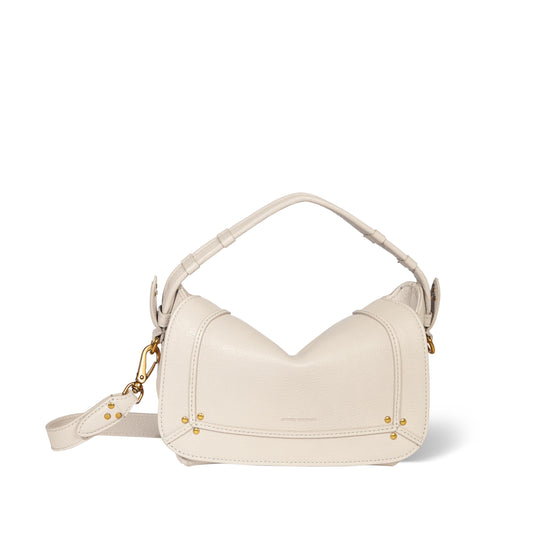 Sac Pepito S Chèvre Ecru grainé