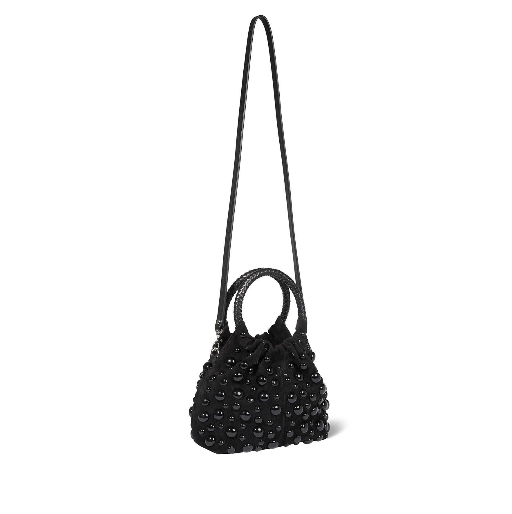 Sac Gordi S croute velours Noir / Noir