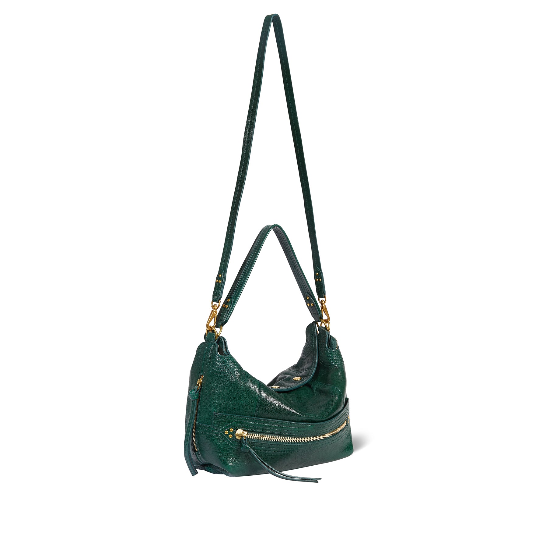 Sac Lucky Hobo Chèvre Sapin