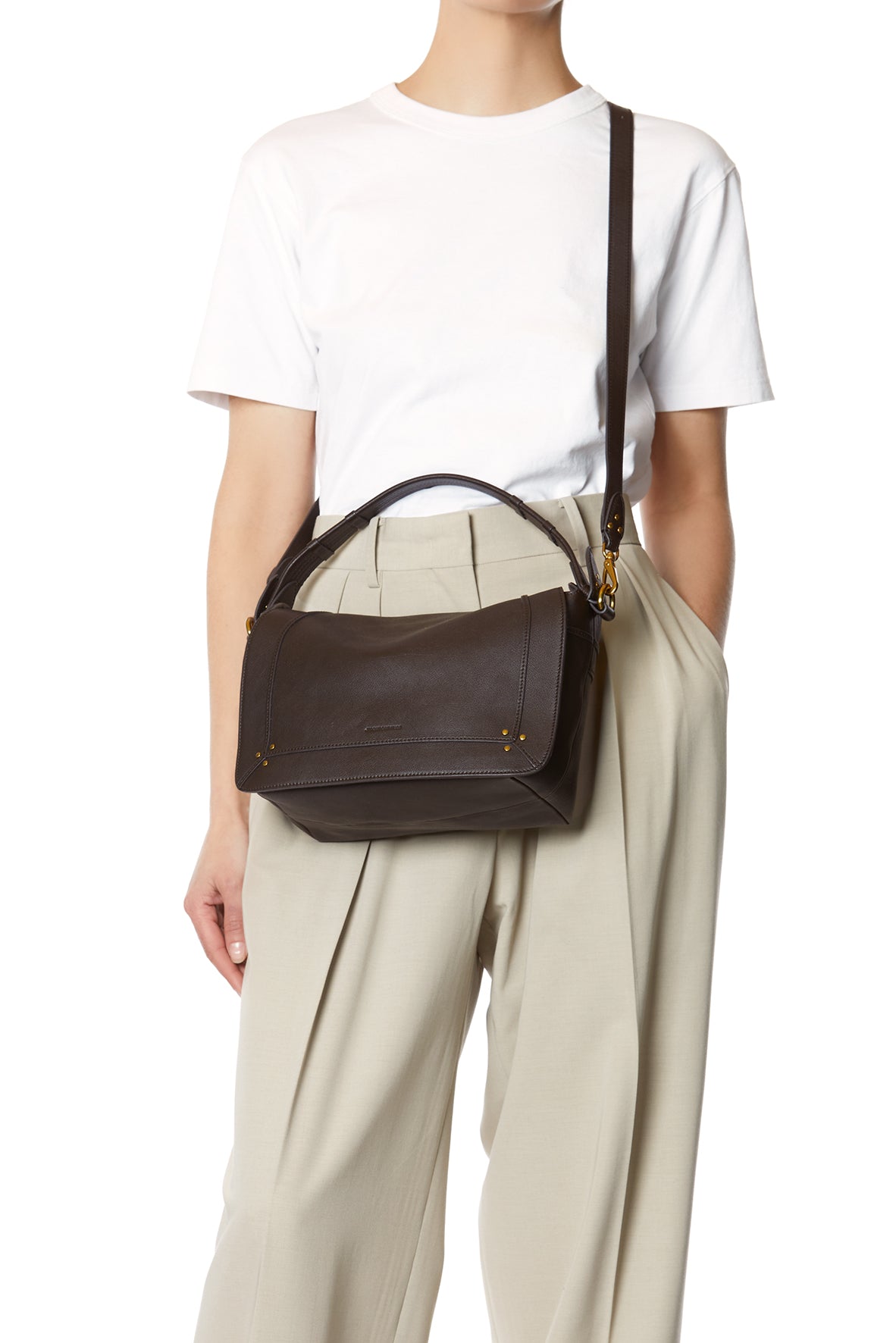 Sac Pepito M buffle Moka