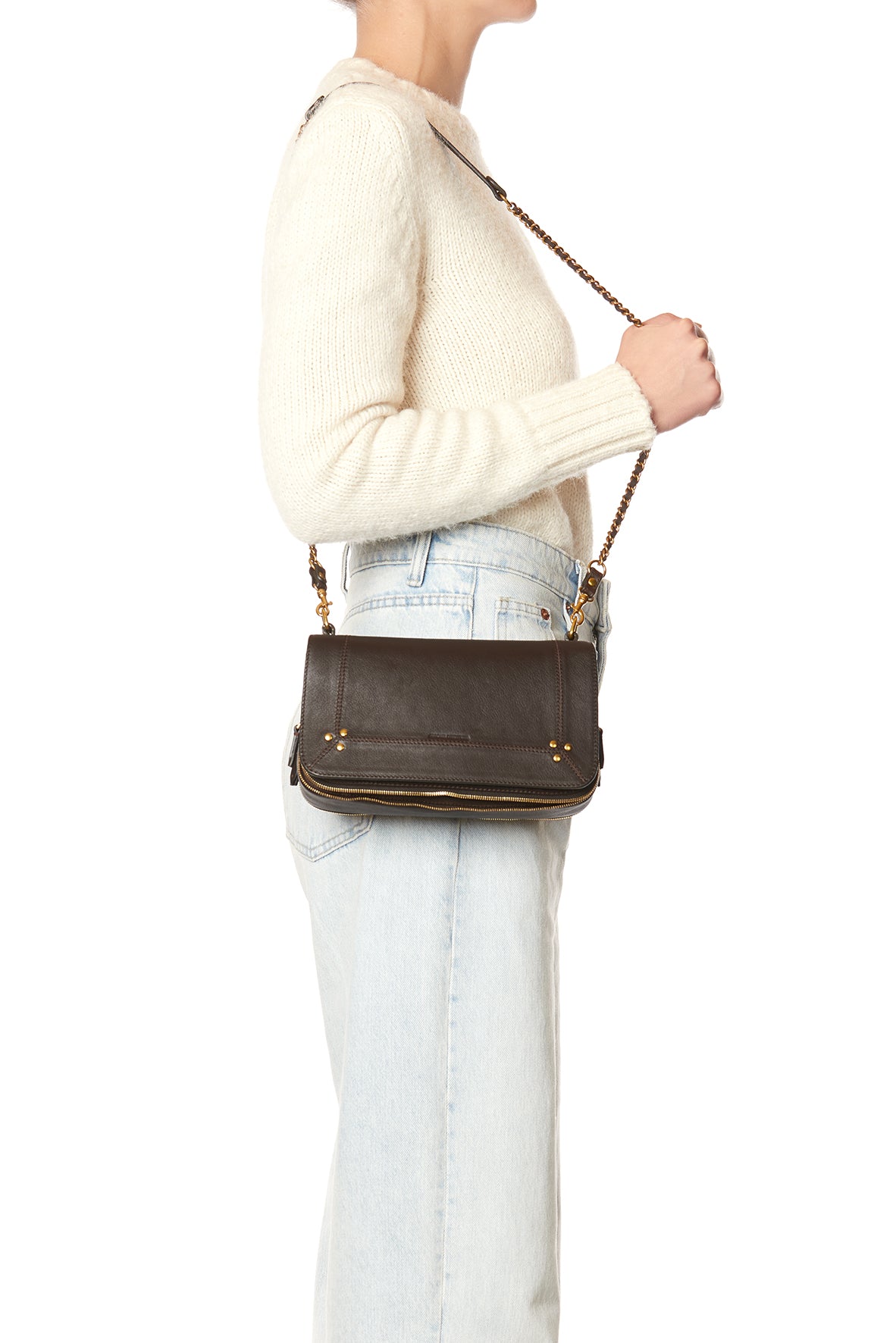 Bobi Bag Buffaloskin Moka – Jérôme Dreyfuss