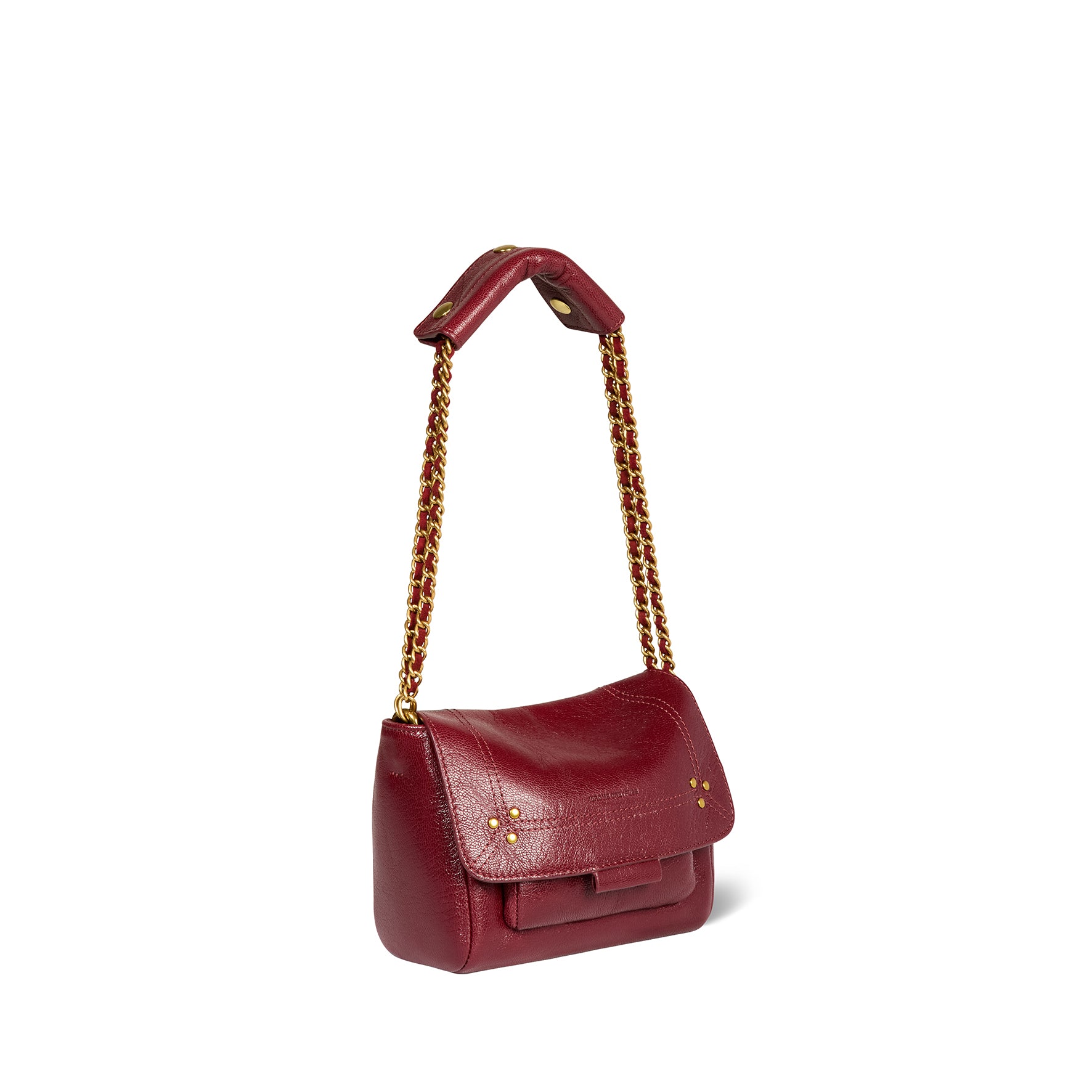 Sac Lulu S Chèvre Bordeaux