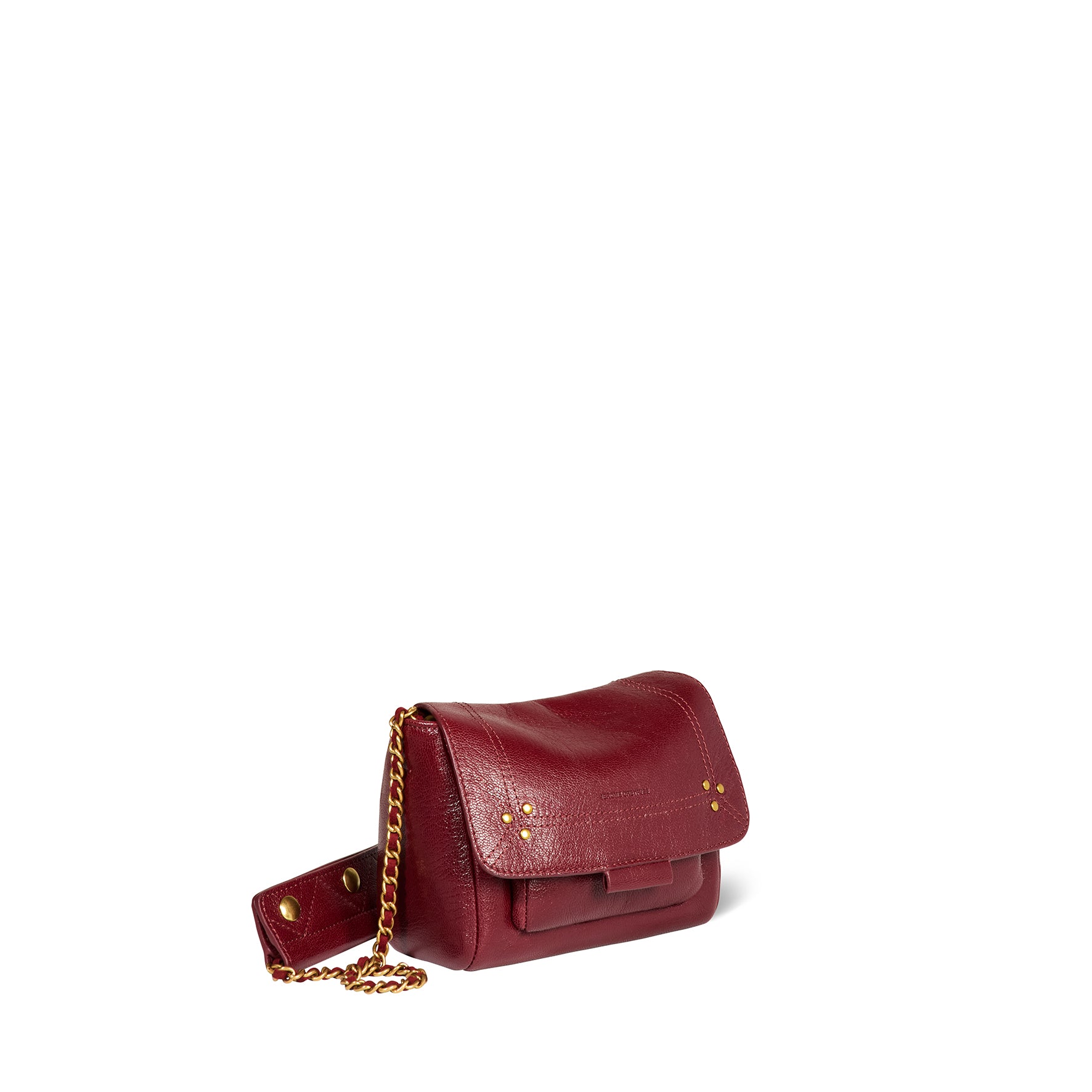 Sac Lulu S Chèvre Bordeaux