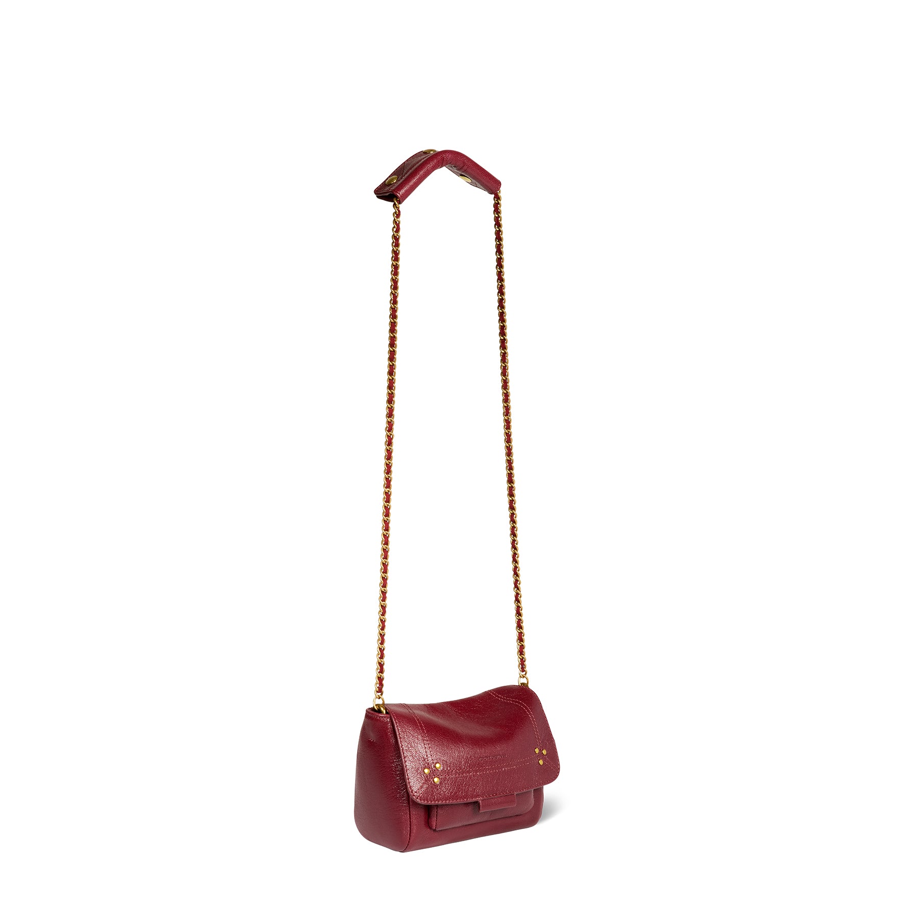 Sac Lulu S Chèvre Bordeaux