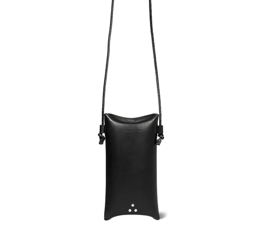 Étui téléphone Louis Mobile Vachette Noir Silver