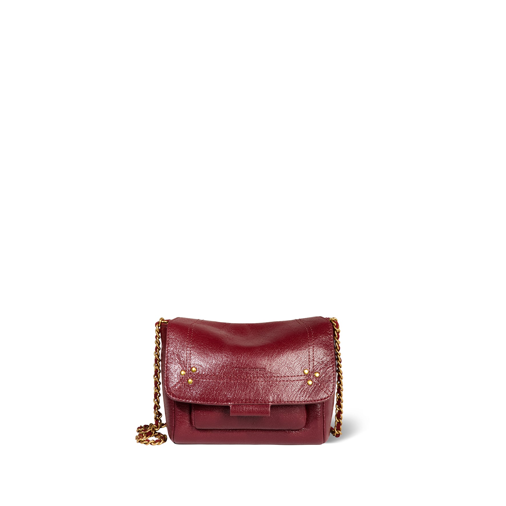Sac Lulu S Chèvre Bordeaux