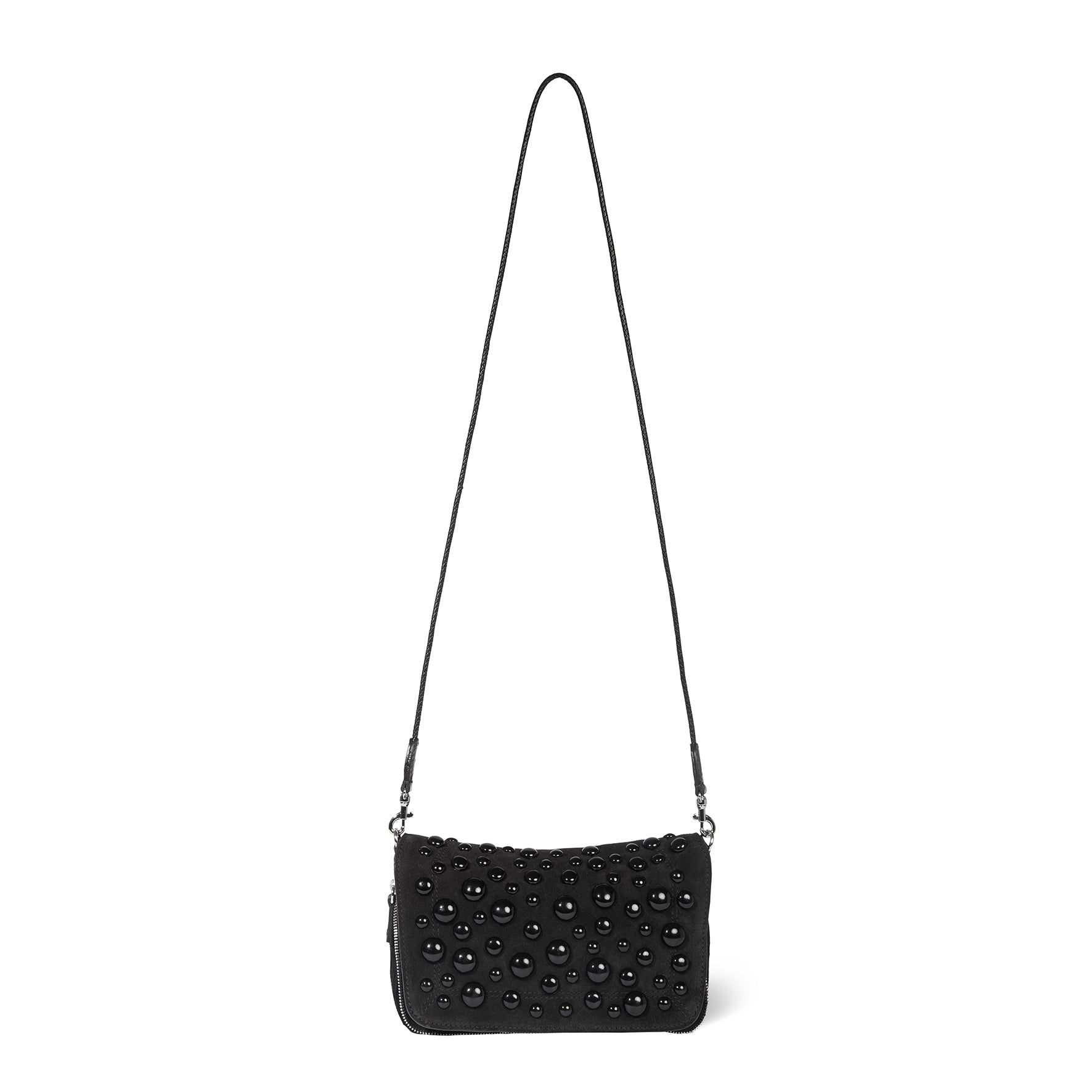 Sac Bobi S croute velours Noir / Noir