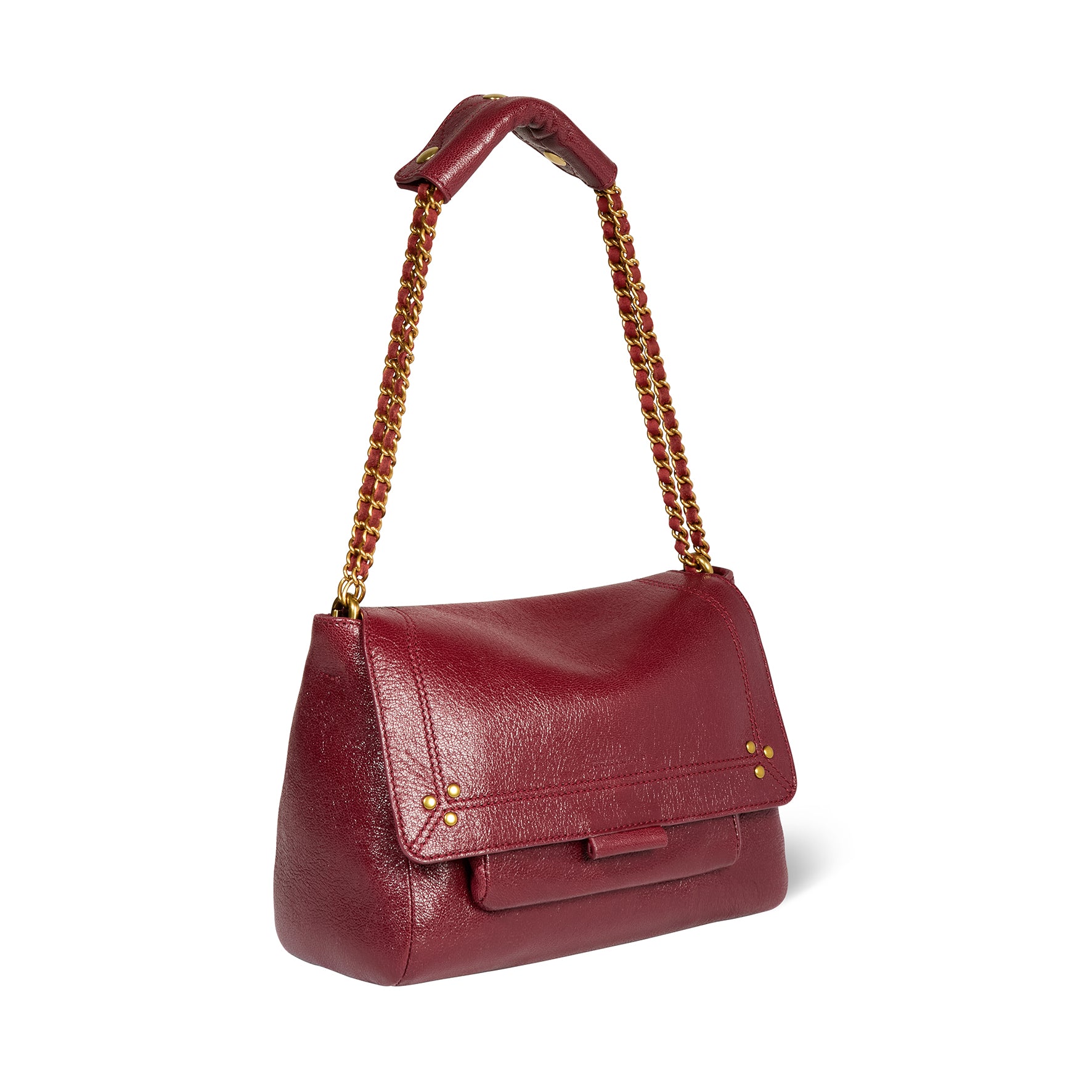 Sac Lulu M Chèvre Bordeaux