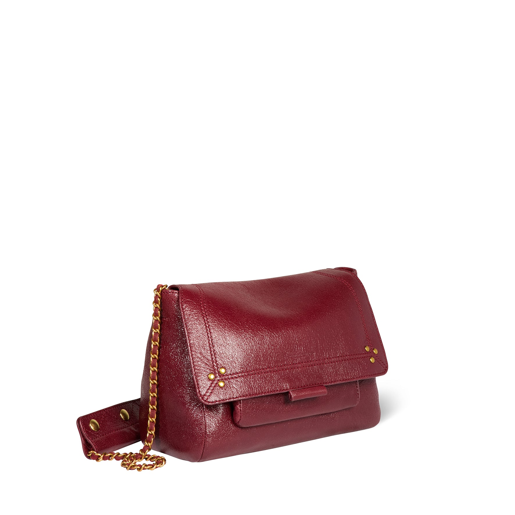 Sac Lulu M Chèvre Bordeaux