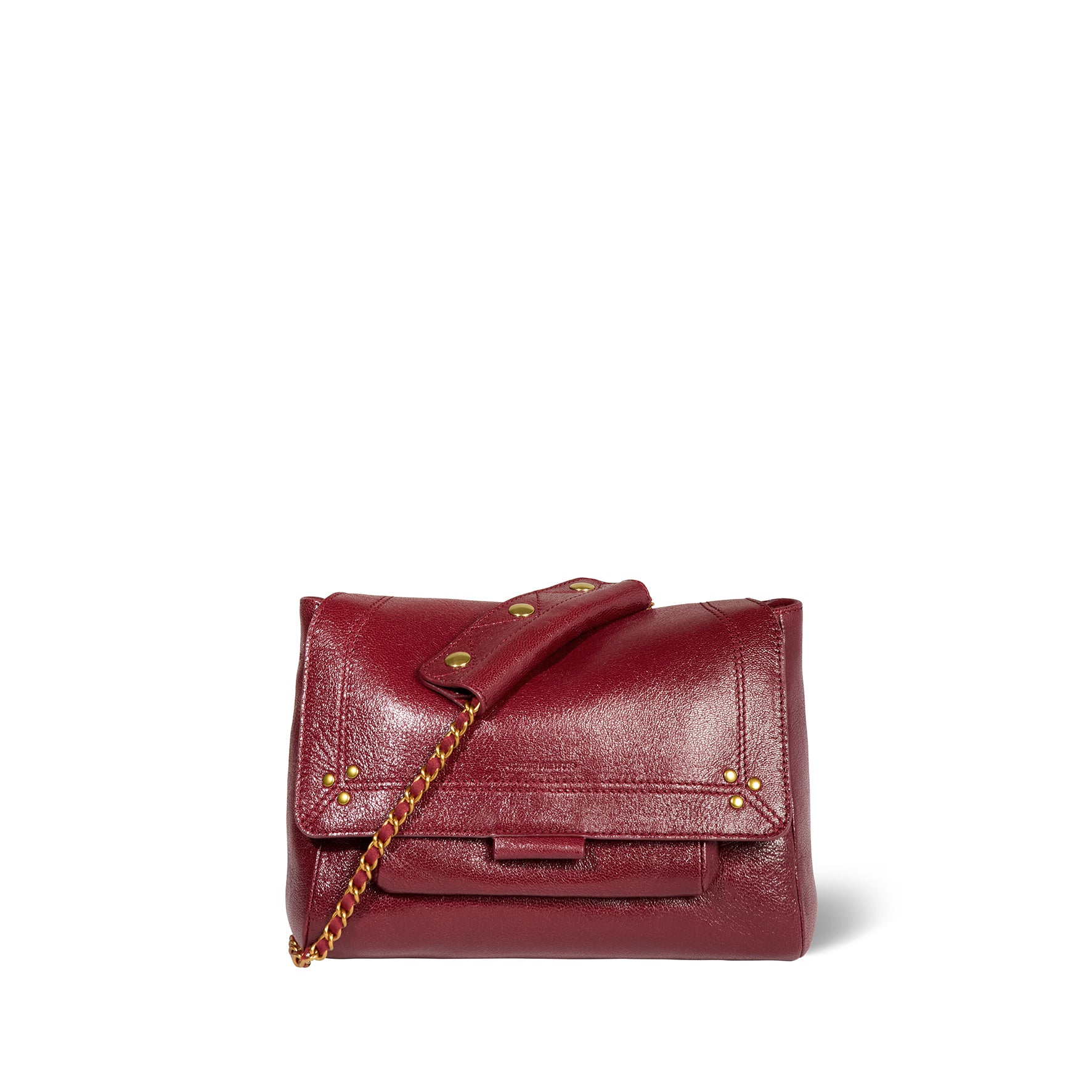 Sac Lulu M Chèvre Bordeaux
