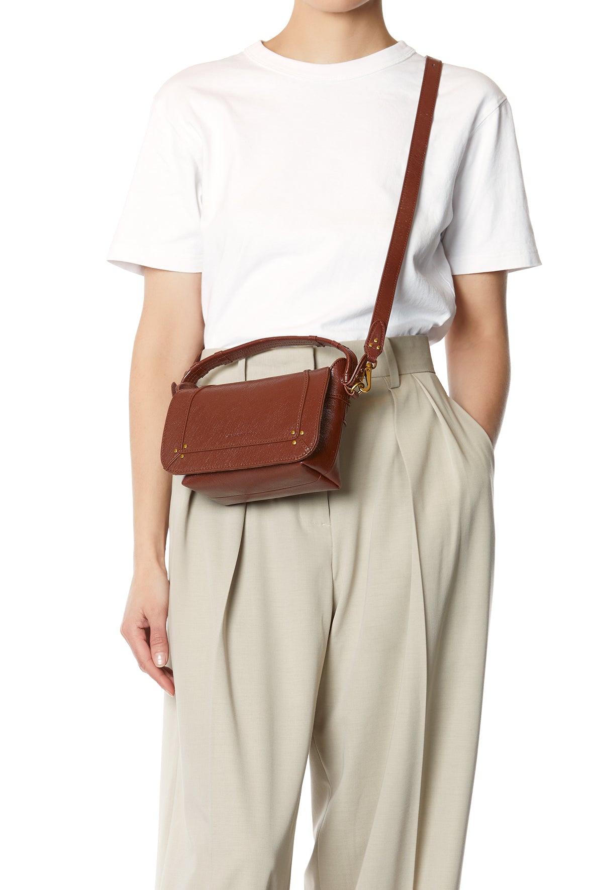 Sac Pepito S Chèvre Noisette