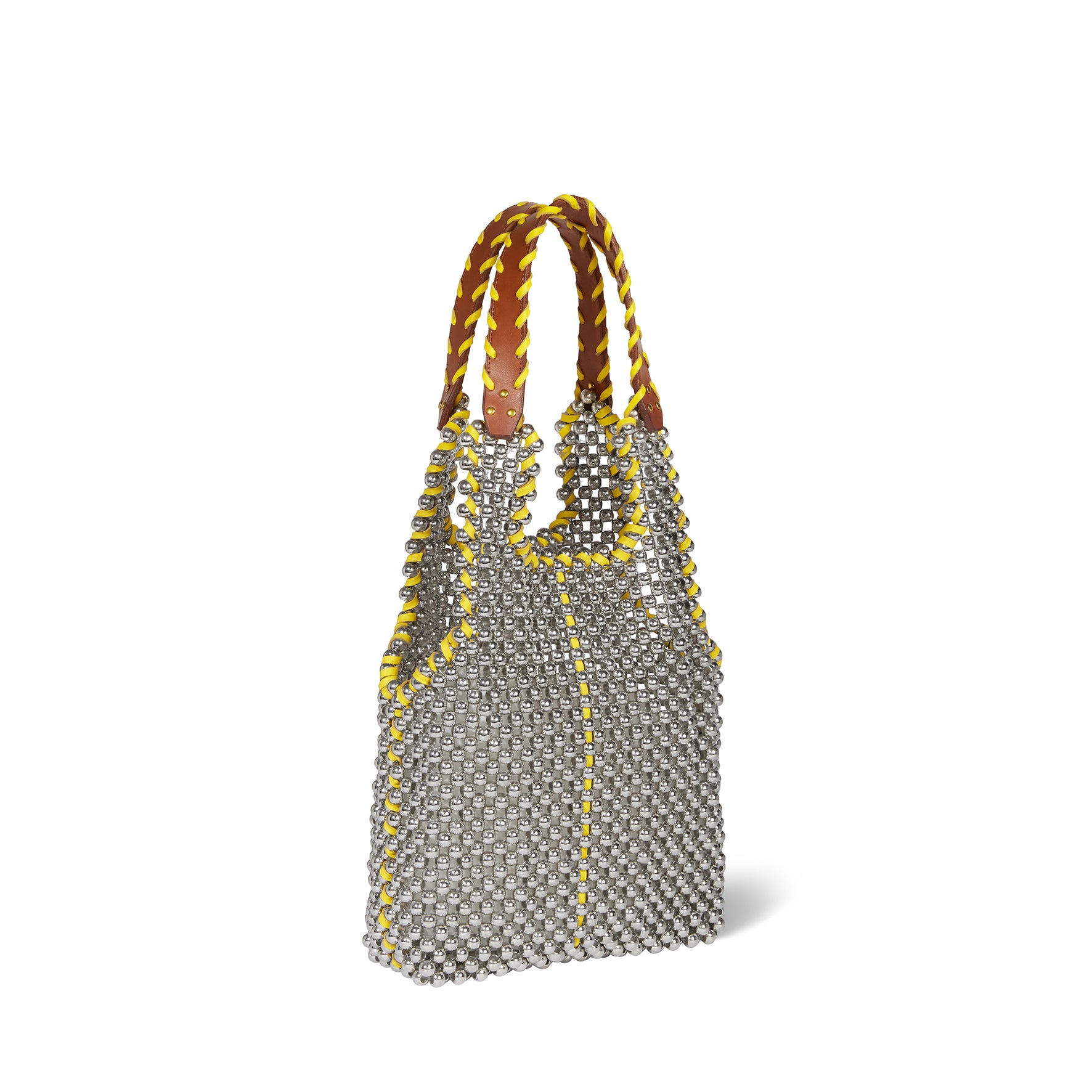Sac Marcel Perle Perles Jaune