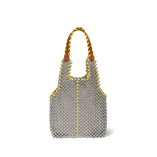 Sac Marcel Perle Perles Jaune