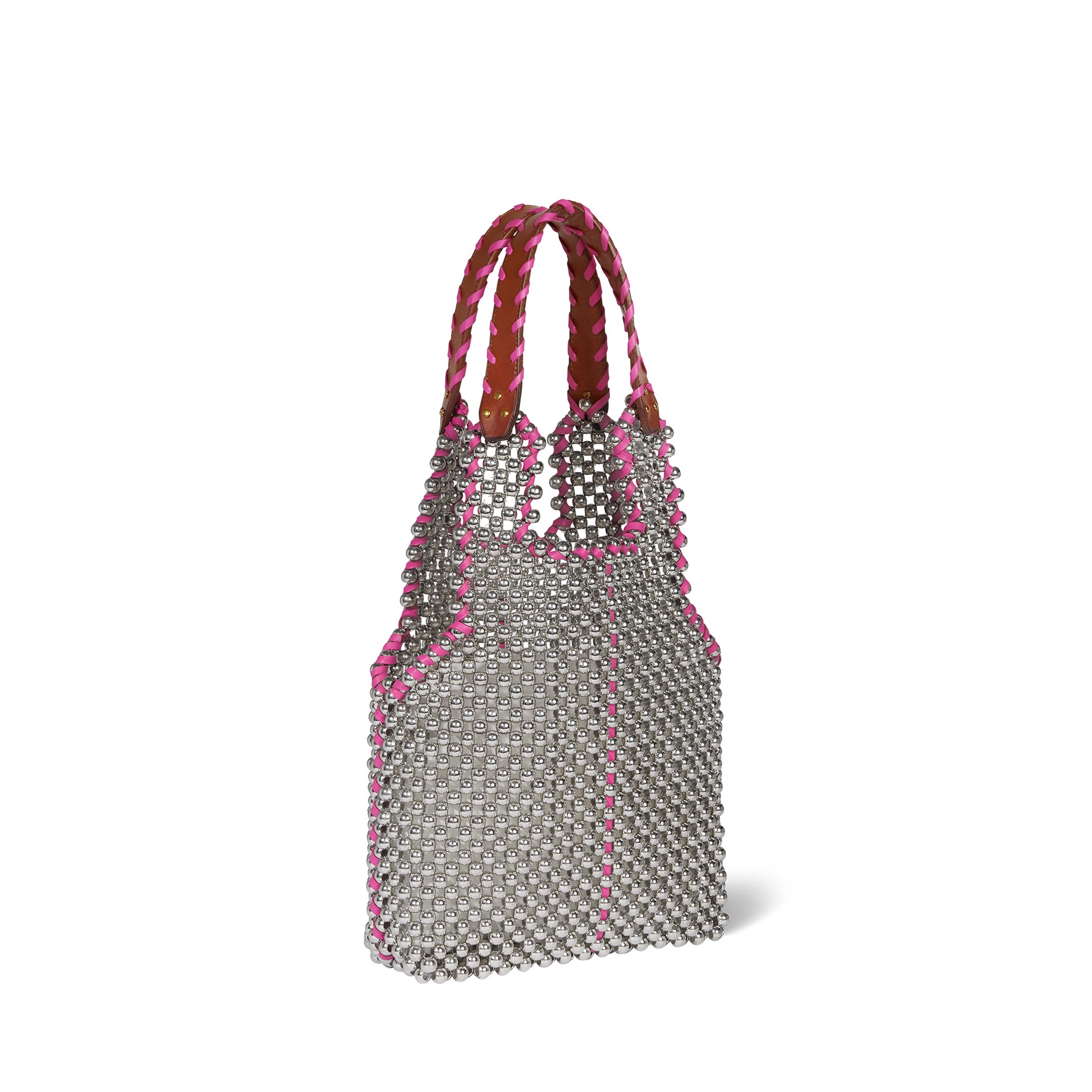 Sac Marcel Perle Perles Rose
