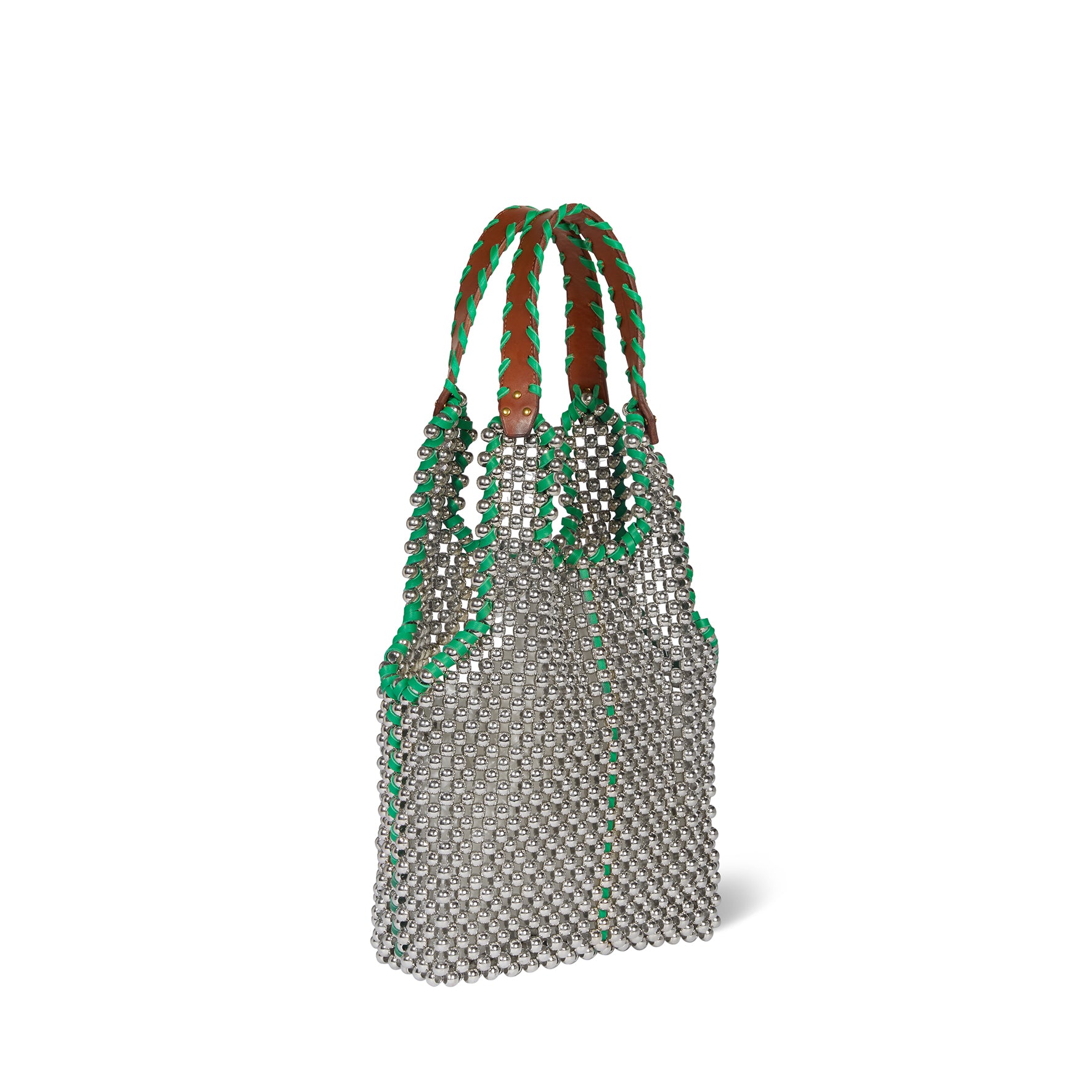 Sac Marcel Perle Perles Vert