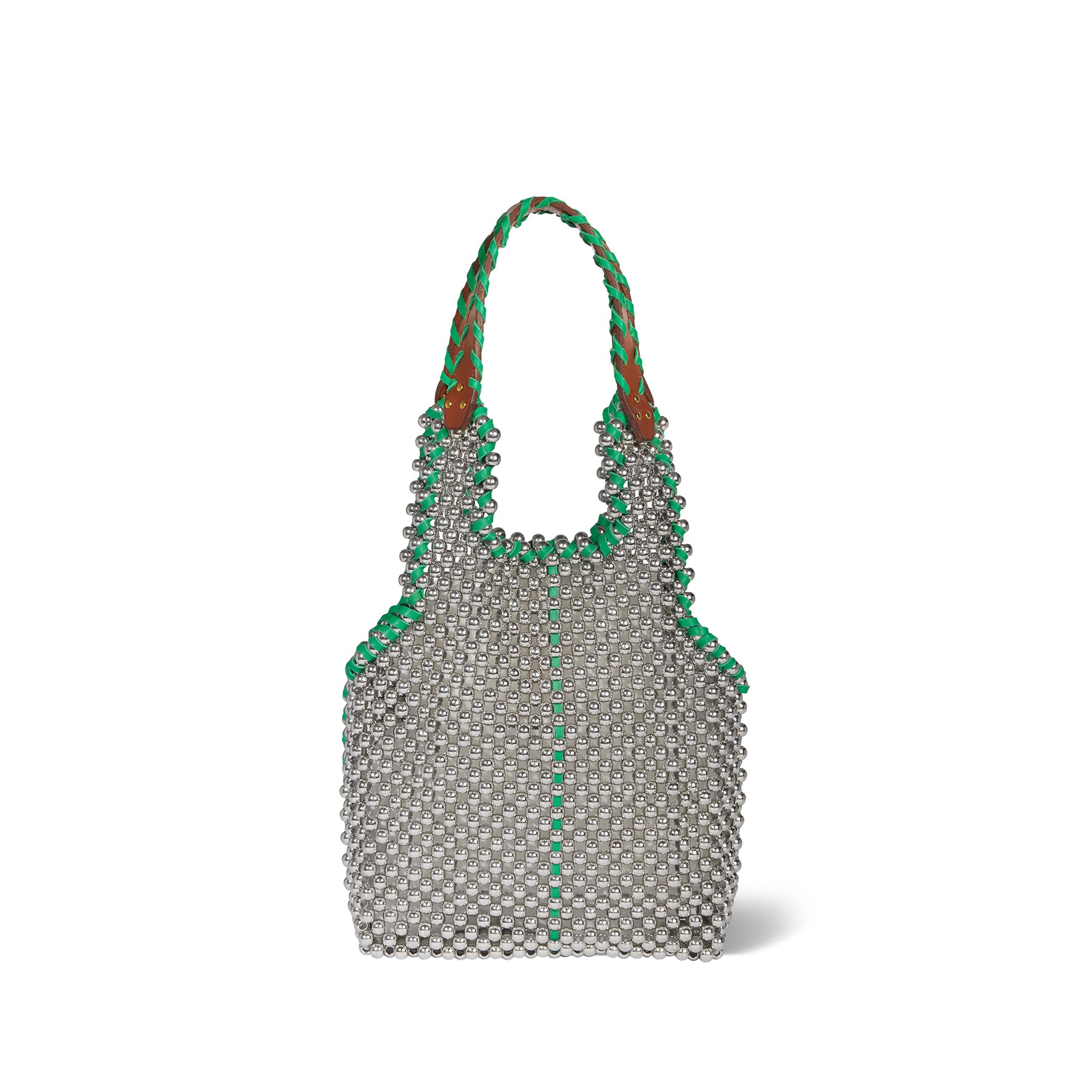 Sac Marcel Perle Perles Vert