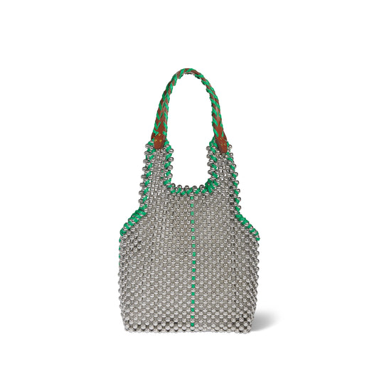 Sac Marcel Perle Perles Vert