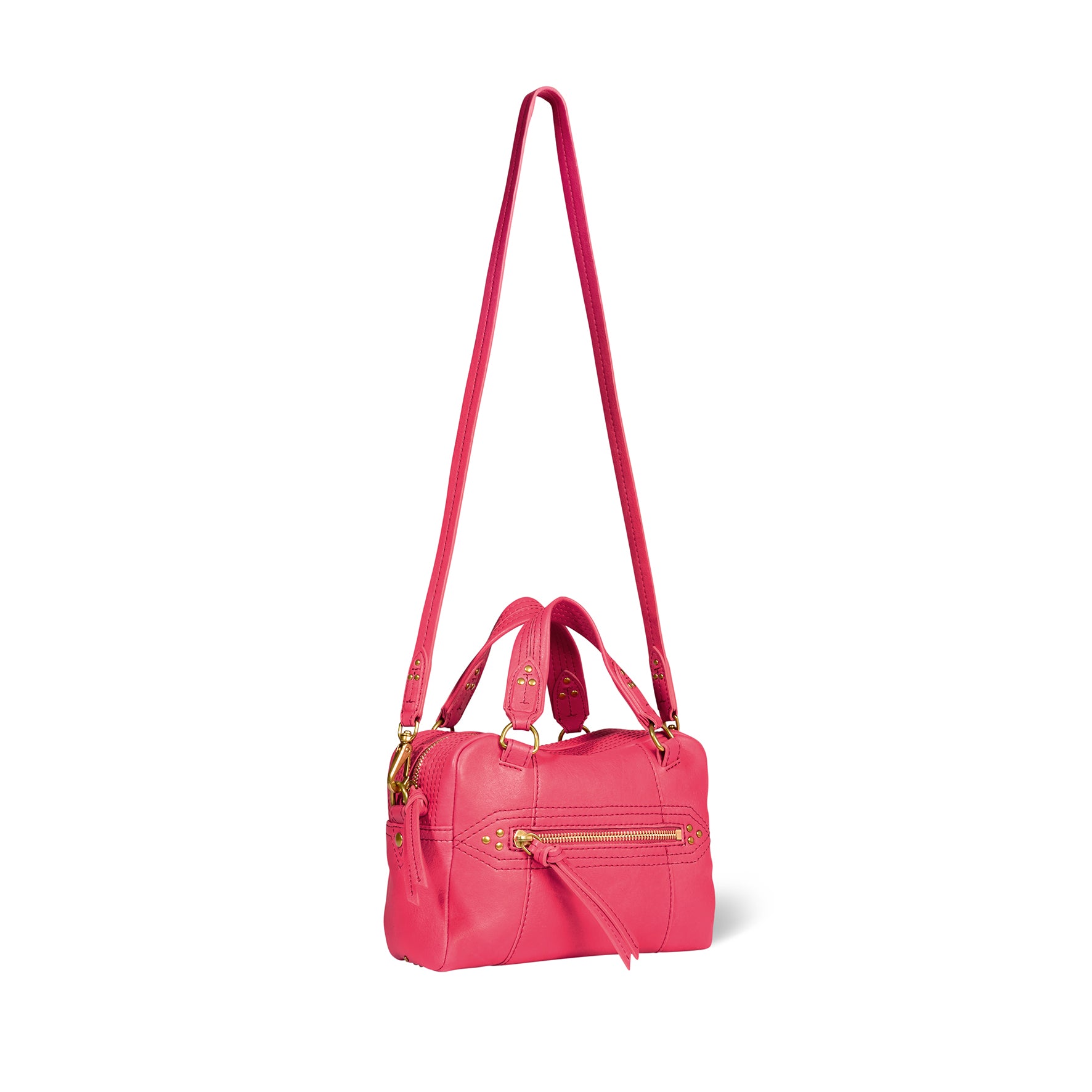 Sac Lucky Bowling Mini Agneau Jacinthe
