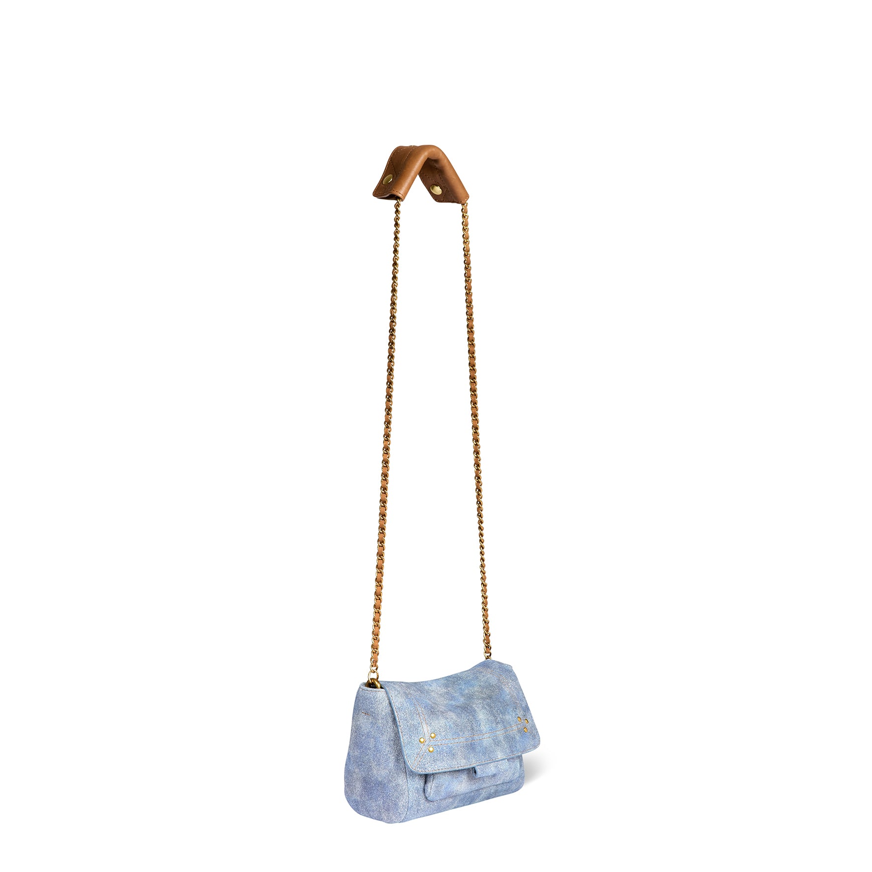 Sac Lulu S croute velours Washed Jean's